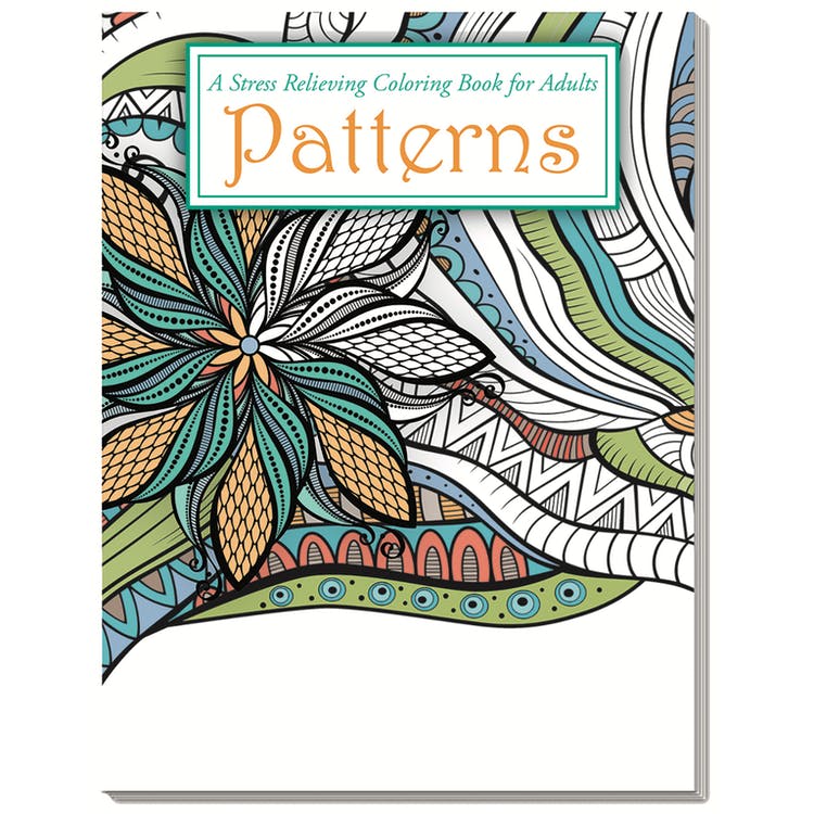 Adult Coloring Books - 24 Pages Patterns 2