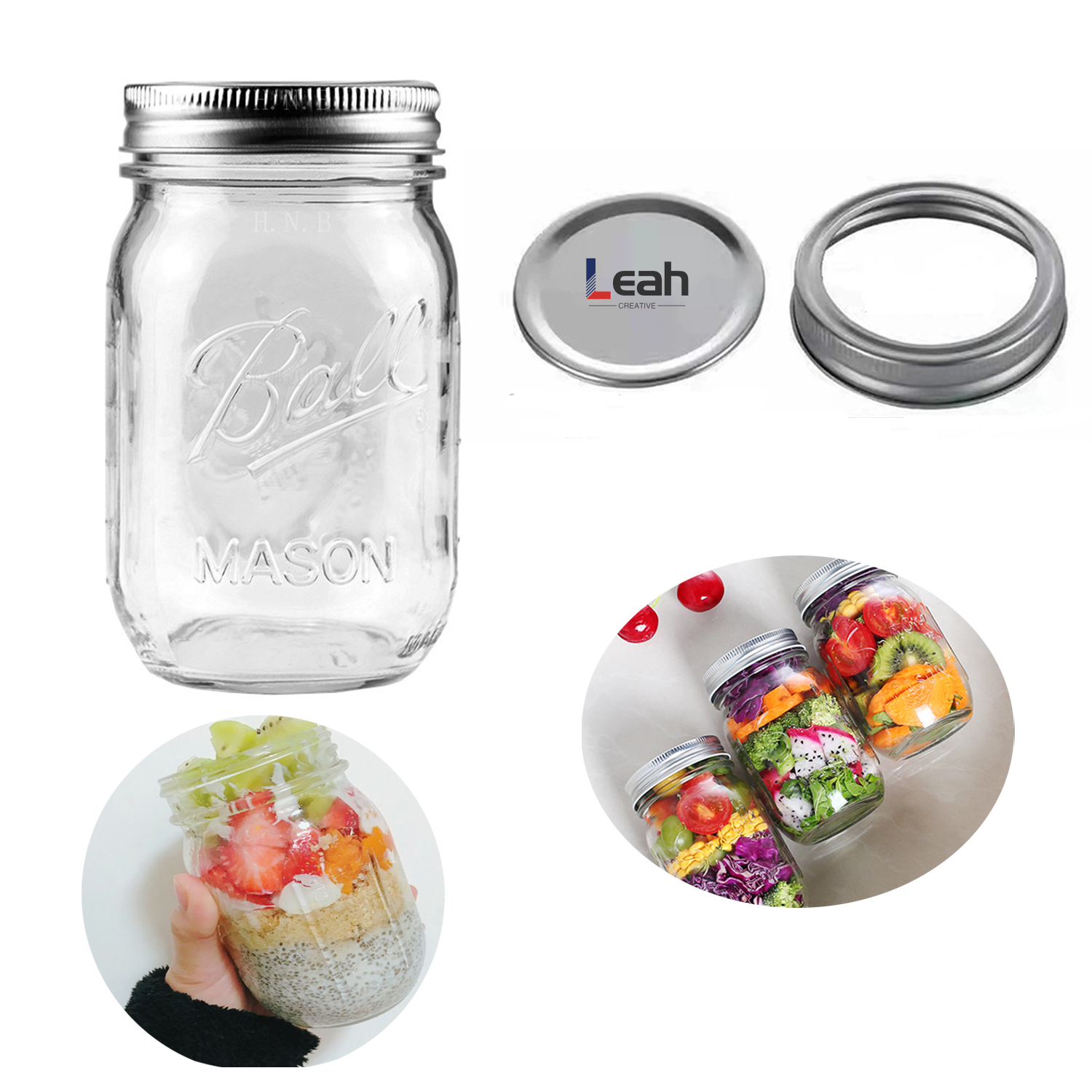 25 oz Canning Mason Jars with tinplate lid 1