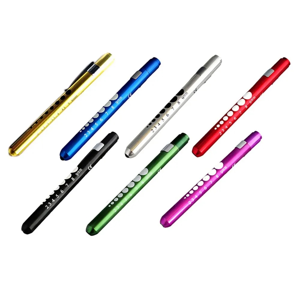 Clickable Led Medical Penlight With Pupil Gauge 3