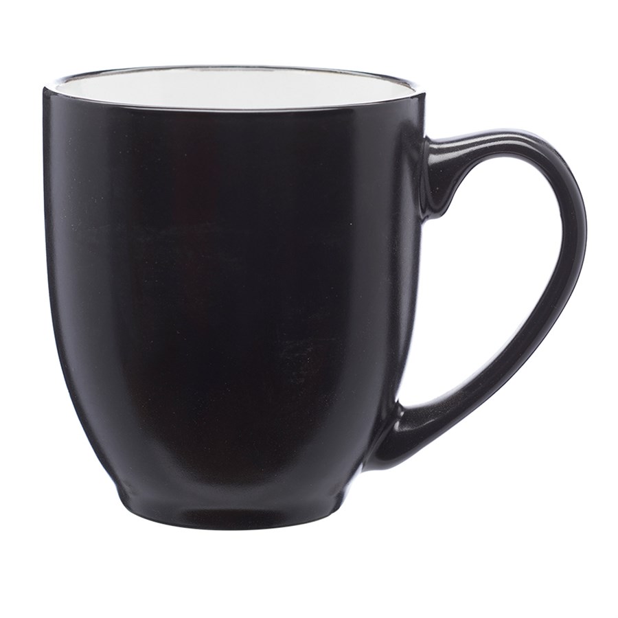 Two-Tone Bistro Style Ceramic Mug, 16 oz. 18