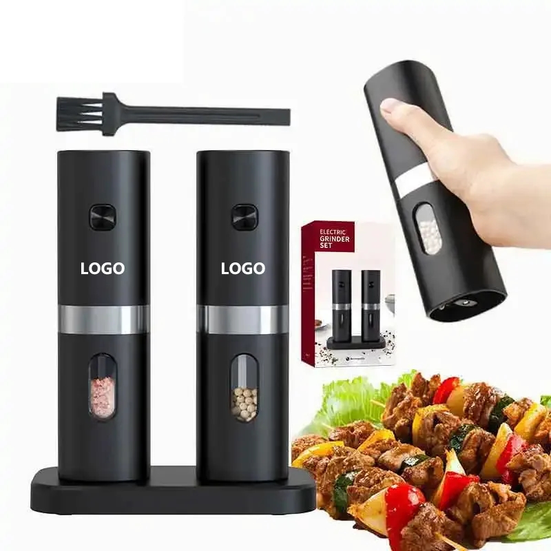 One Hand Automatic Electric ABS Plastic Pepper Mill 7