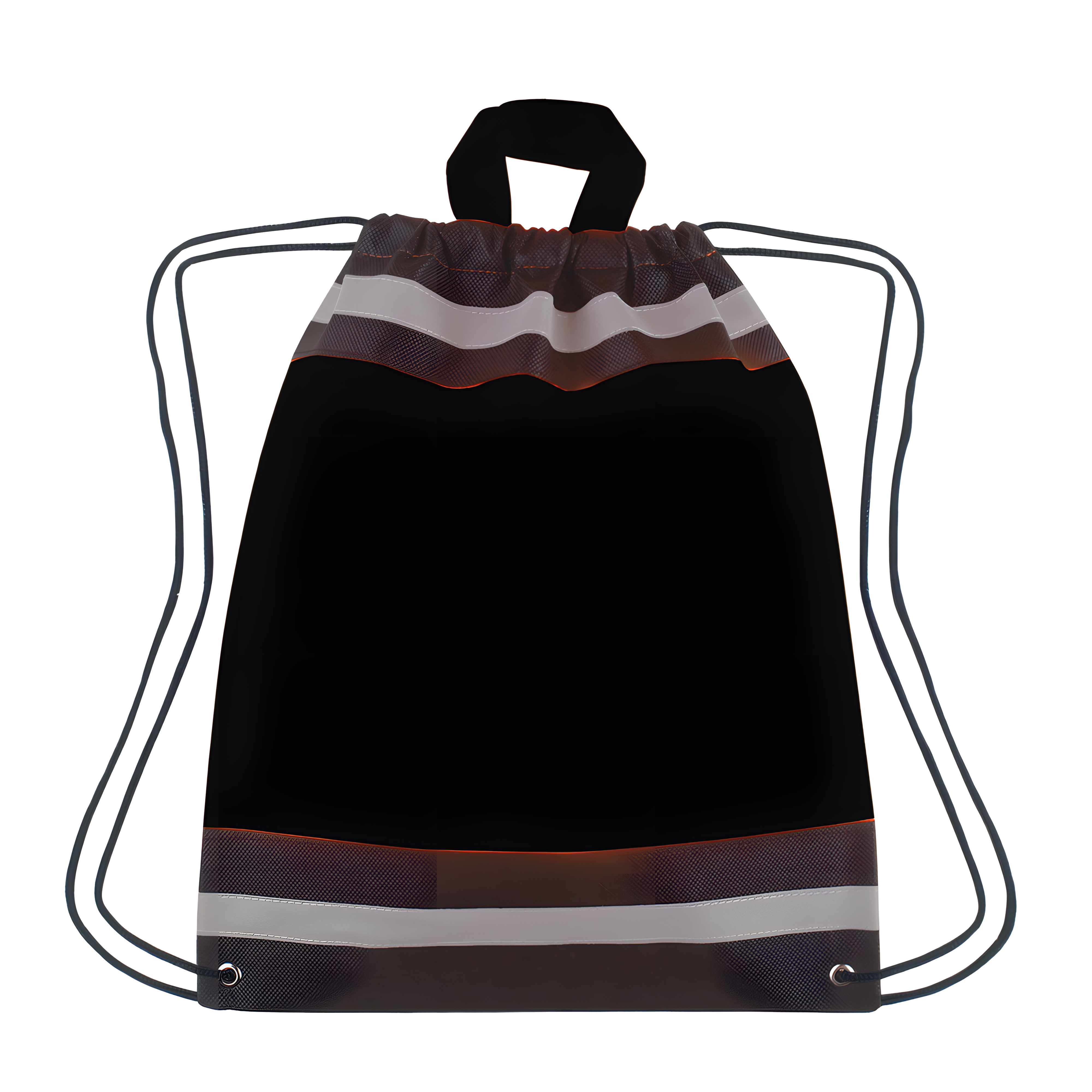 Horizon Reflective Drawstring Backpack Tote 23
