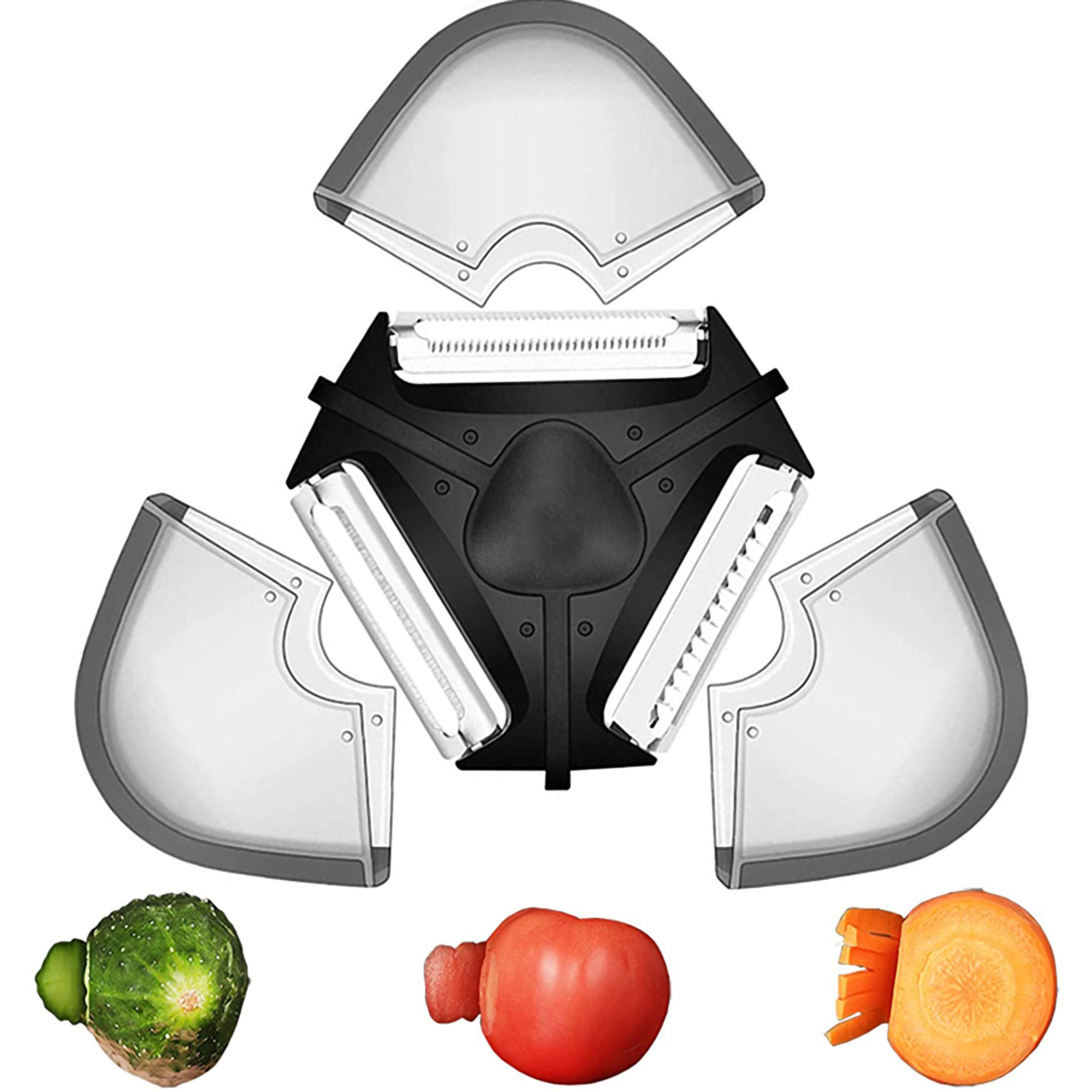 Triple Function Plastic Vegetable Peeler 3