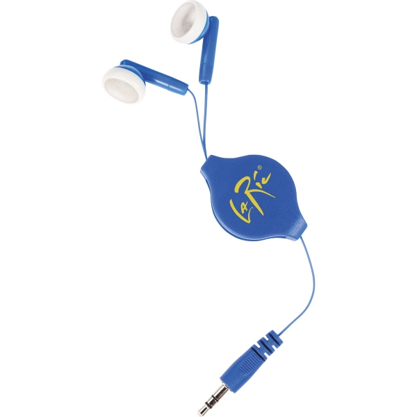 Retractable Earbuds with Oval Logo 5