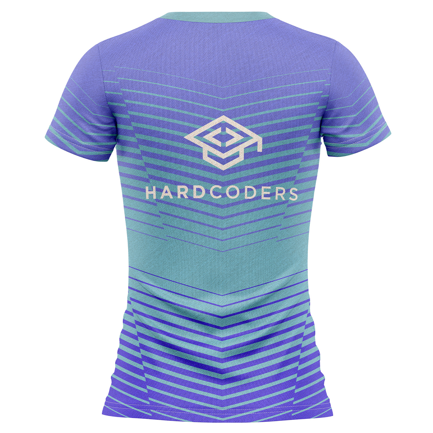 Women 150 GSM Poly Interlock Performance Short Sleeve Sublimation V-Neck T-shirt 2