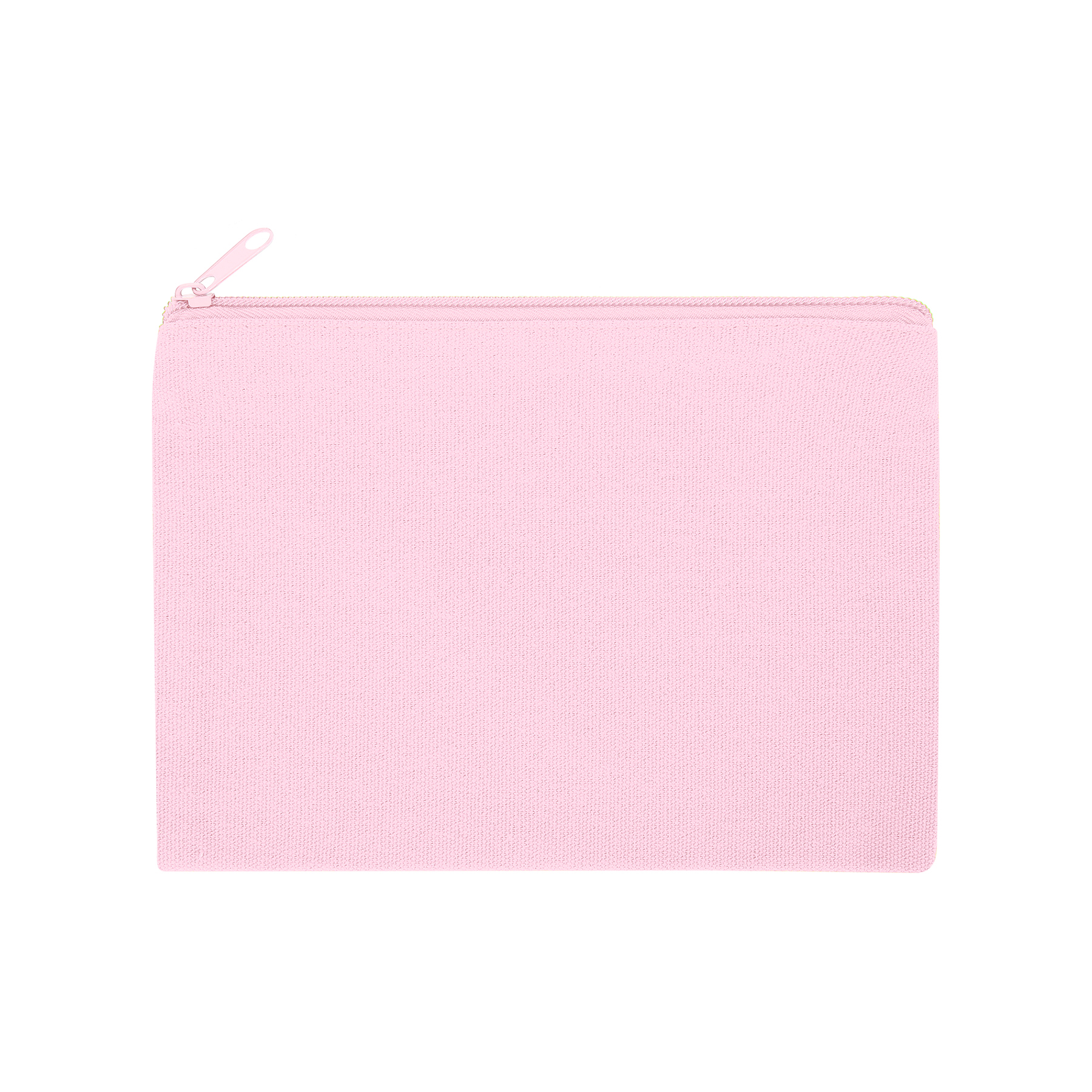 9" X 6" Cotton Canvas Zippered Pouch For Cosmetics, Toiletries & Tech Accessories 38