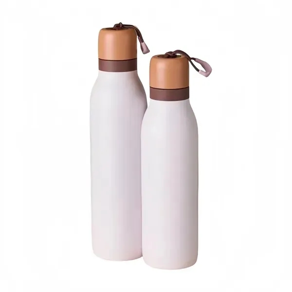18 oz Insulated Stainless Steel Water Bottle with Straw 9