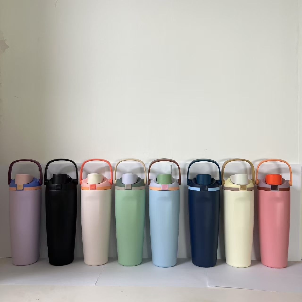 30oz Bouncing Straw Cup Mug, custom water bottle with logo imprint 2