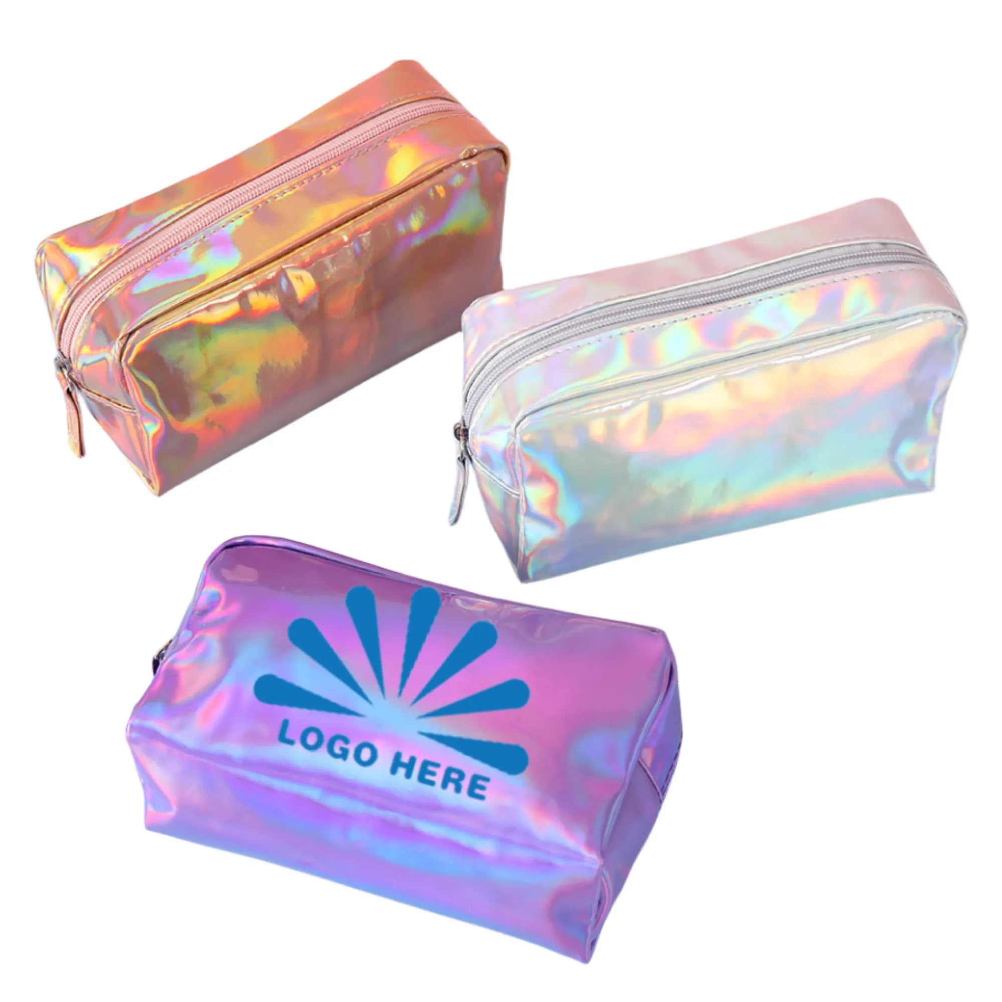 Laser Holographic Transparent Cosmetic Makeup Bag 2