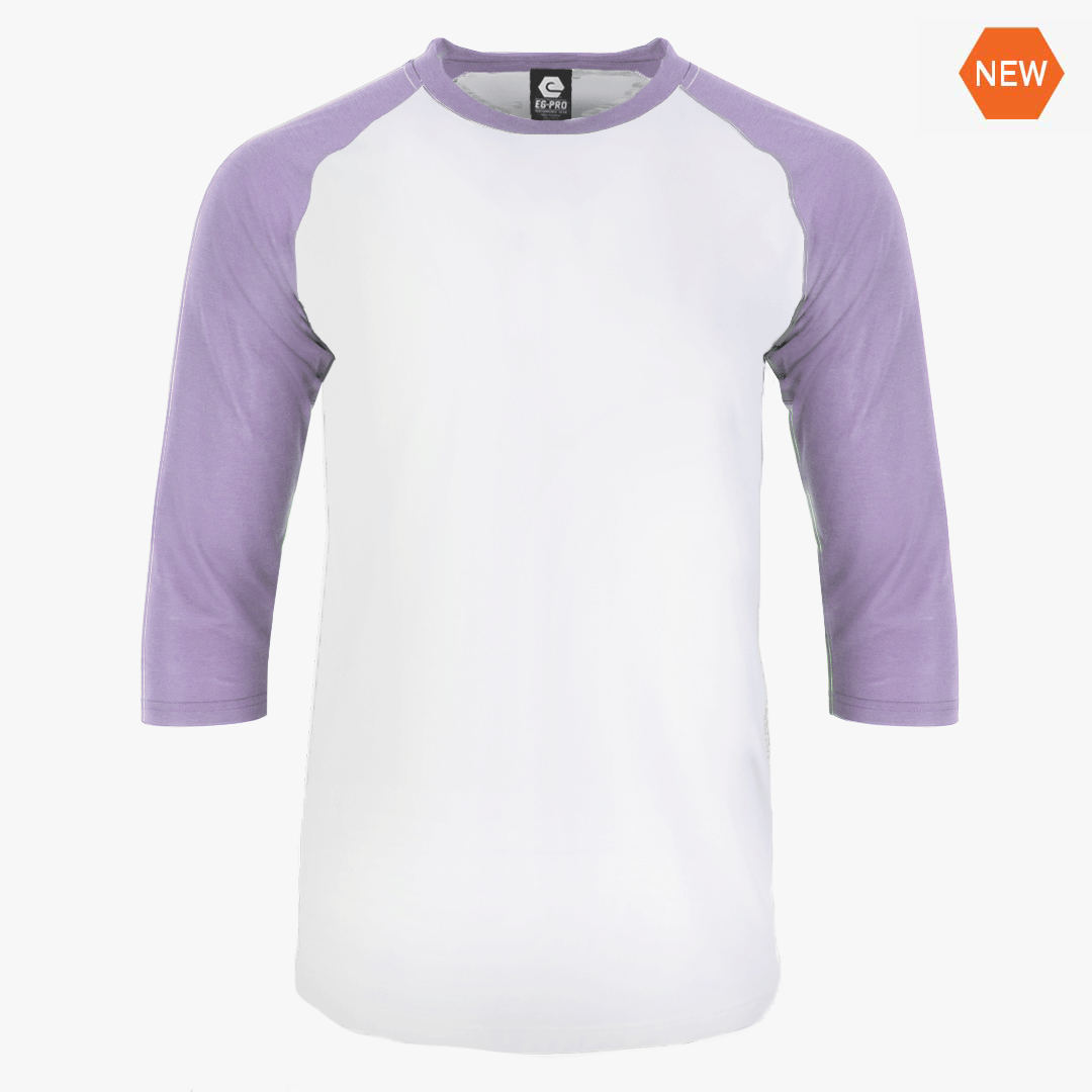 #H215 - Varsity Men's 3/4 Sleeve Baseball Tee White Body 9