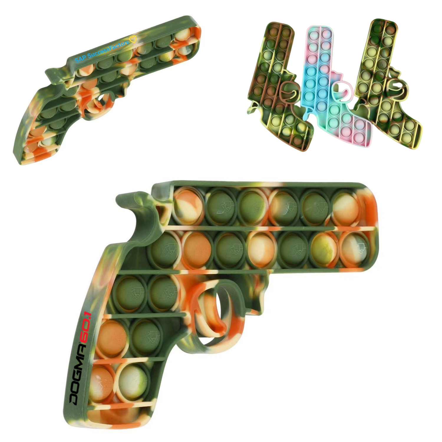 Pop It Fidget Toy - Pistol Shape 8