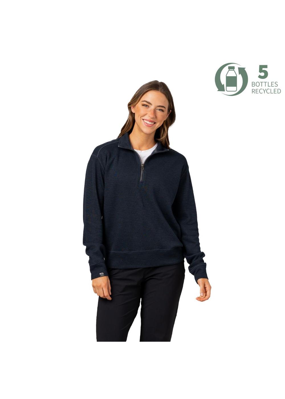 Storm Creek Women's Shoreliner Cotton/Bamboo Blend Quarter Zip 22