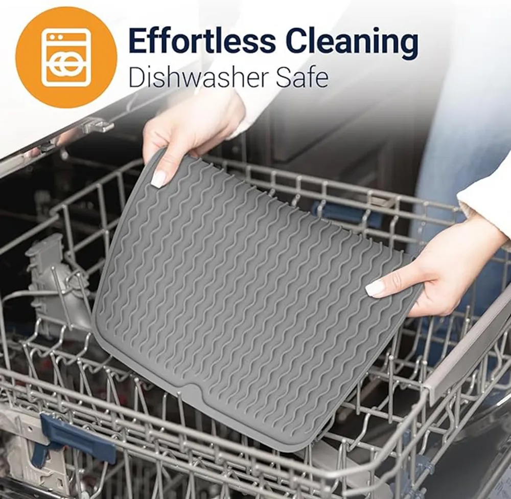 Silicone Dish Drying Mat for Multiple Usage 3