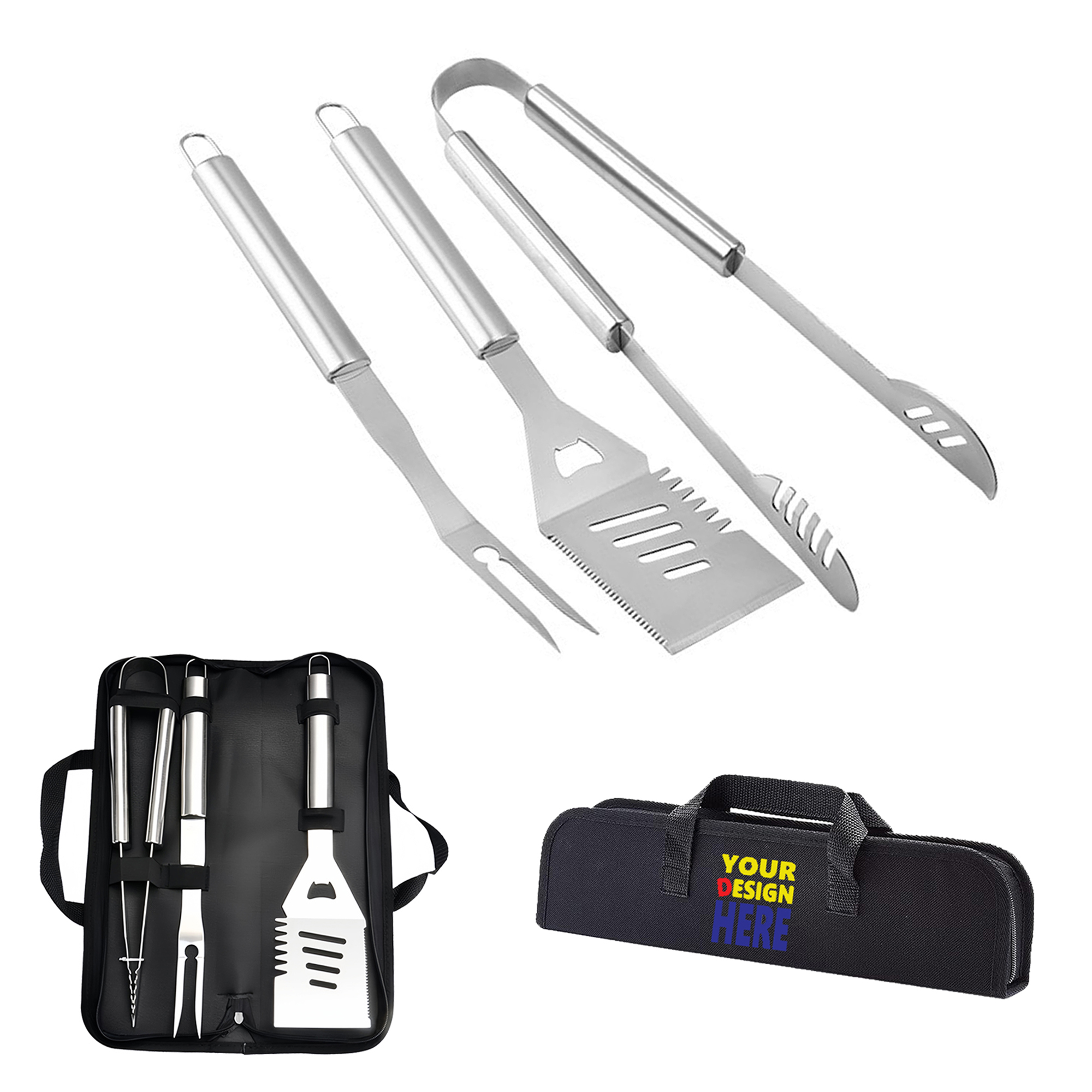Deluxe BBQ Tools 3-Piece Set 2
