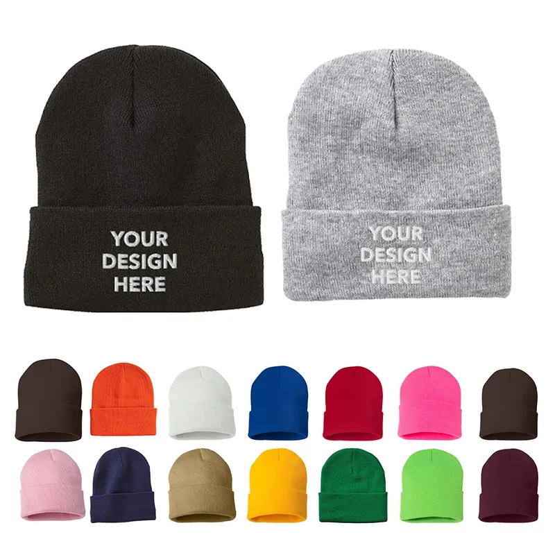 Cuffed Knit Beanie 6