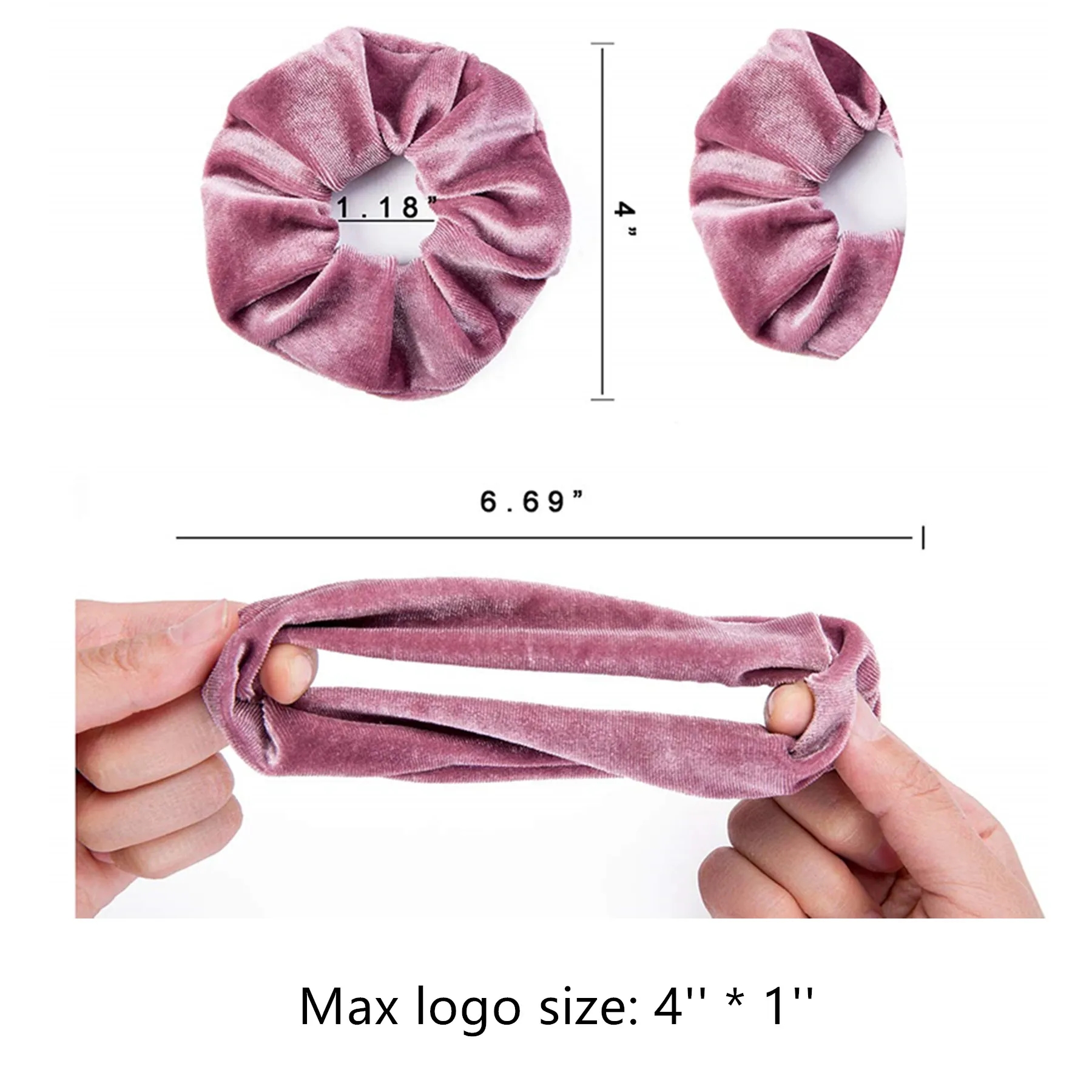 Velvet Hair Scrunchie 4