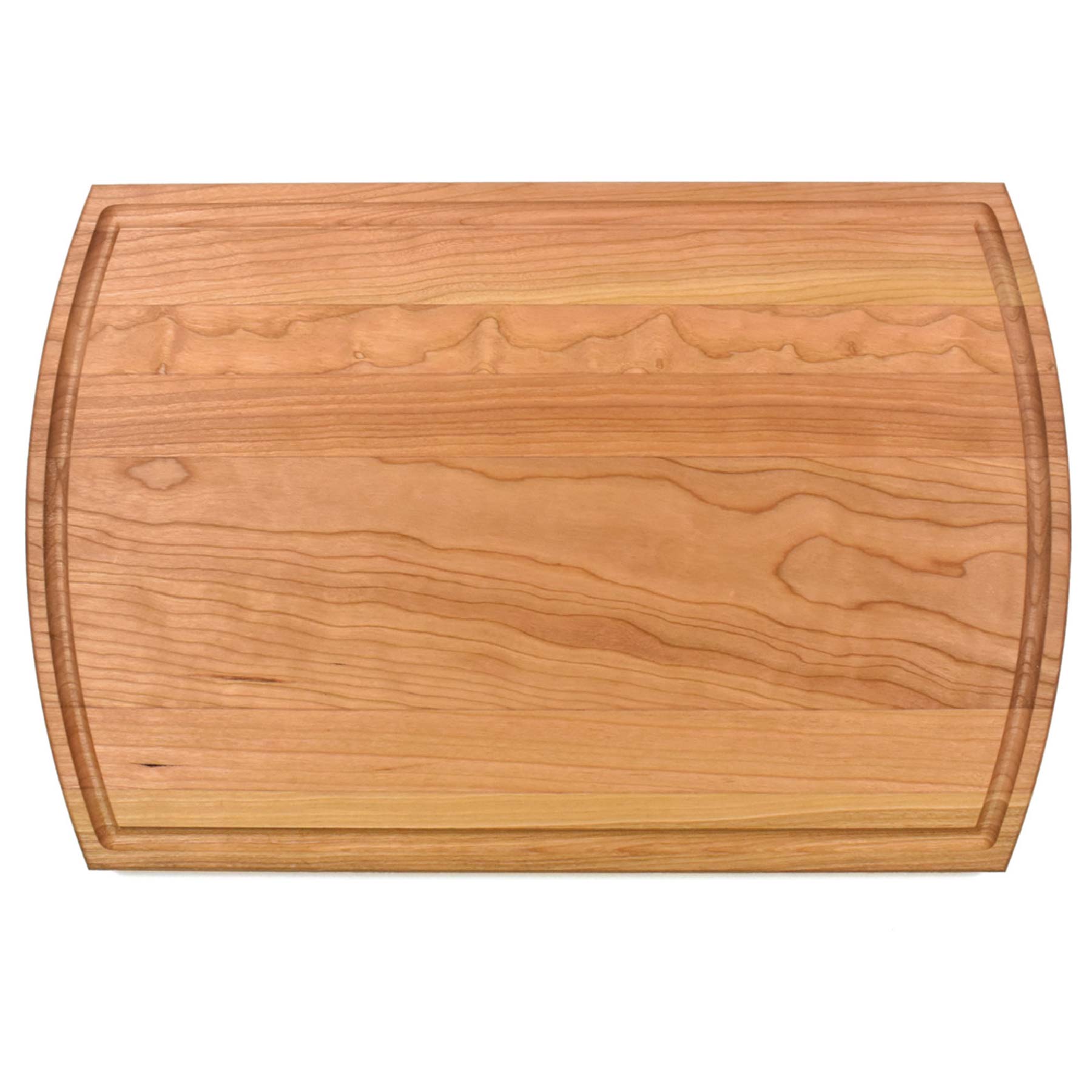 10 1/2" x 16" x 3/4" Cherry Cutting Board with Juice Groove 5
