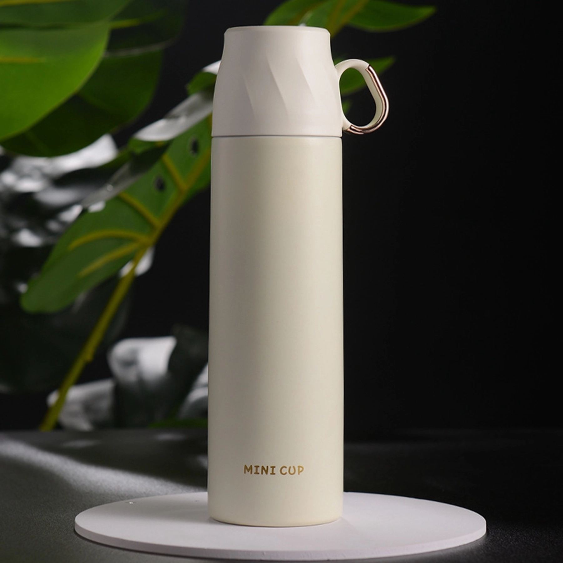 17 Oz. Double Wall Stainless Steel Water Bottle with Cup, custom water bottle with logo imprint 5