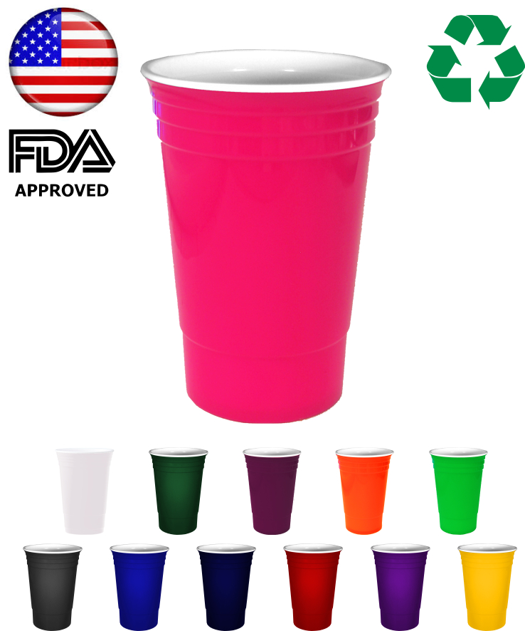 USA Made 16 oz. Double Wall Stadium Cup 2