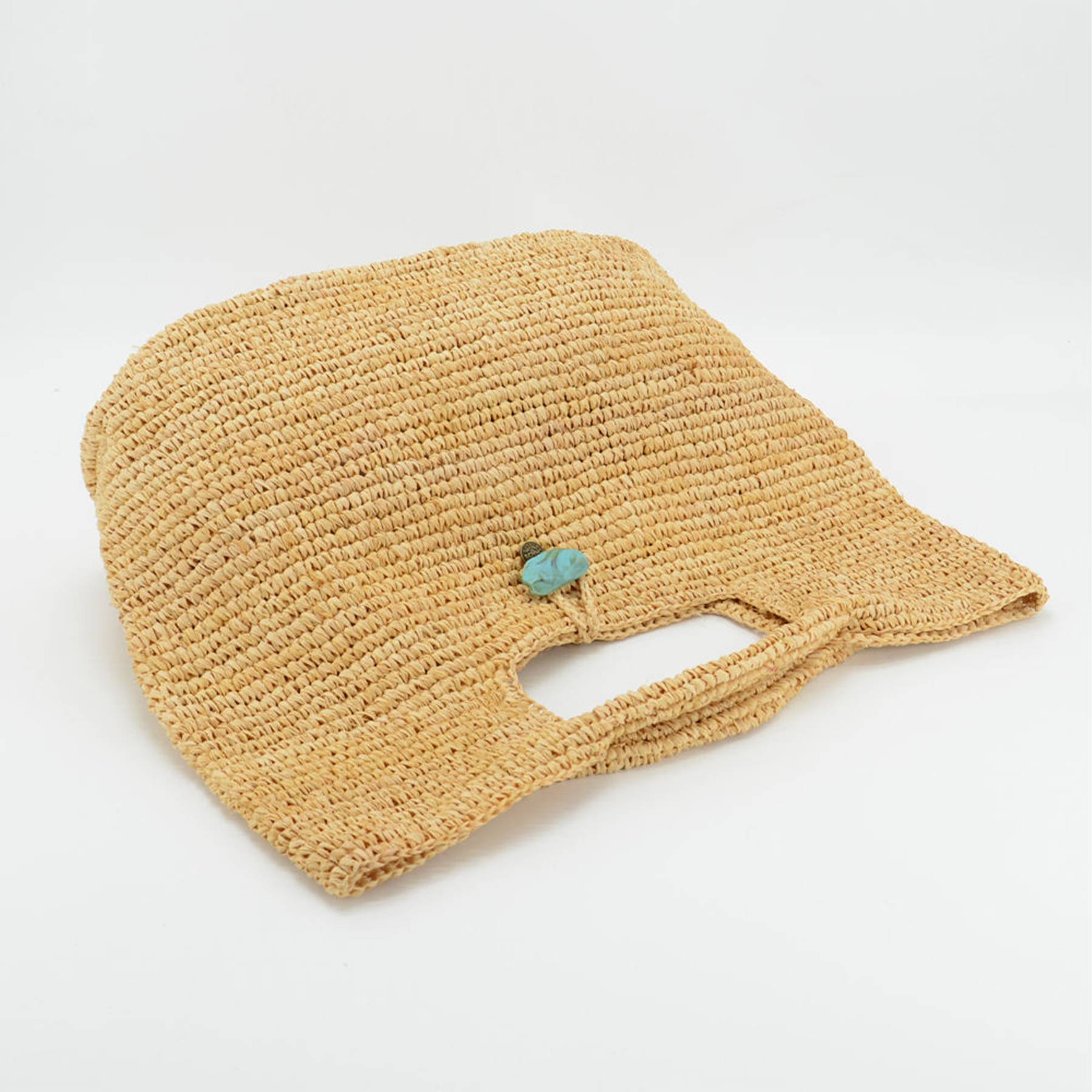 Straw Woven Beach Tote Bag, custom tote bag with logo imprint 6