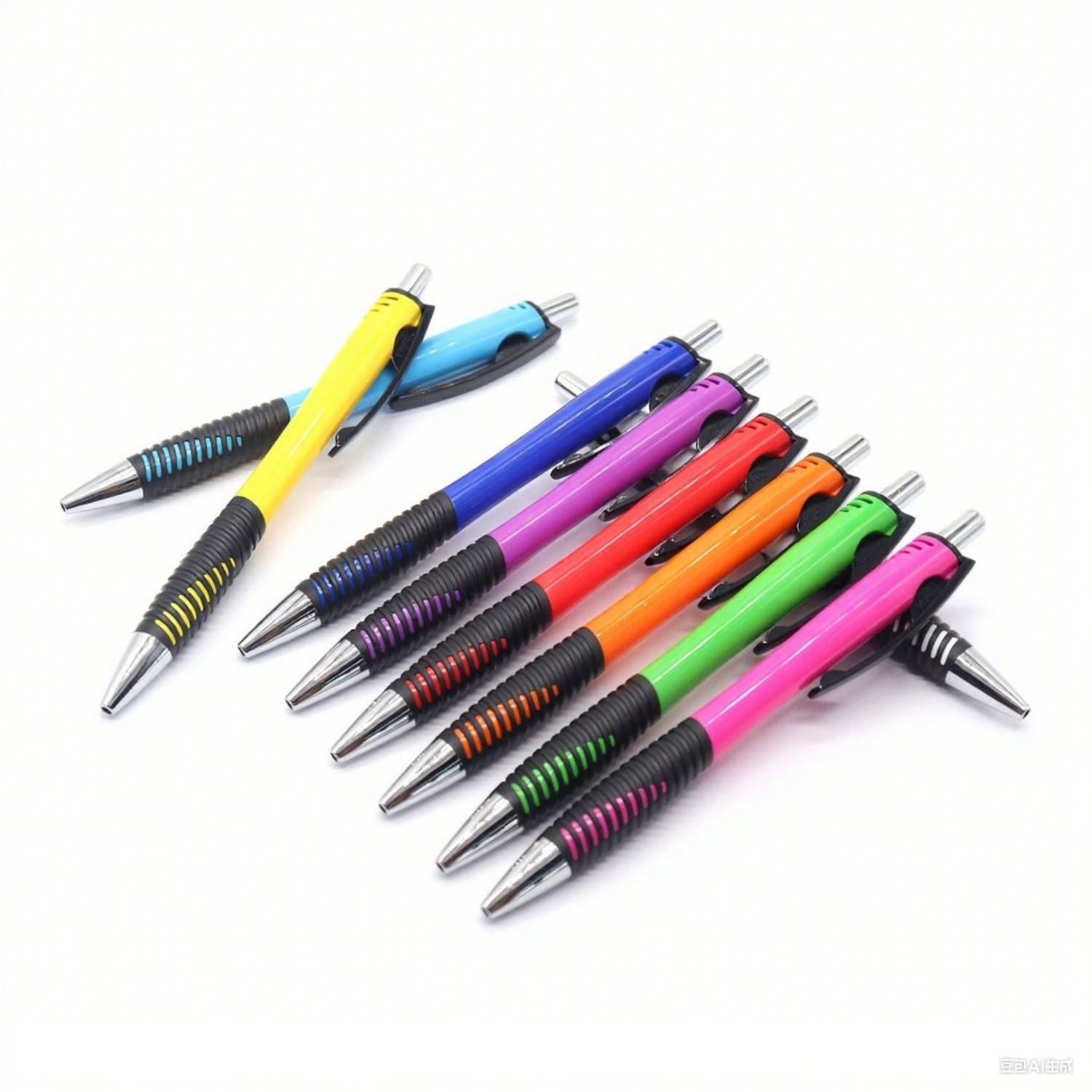 Retractable Plastic Ballpoint Pen 6