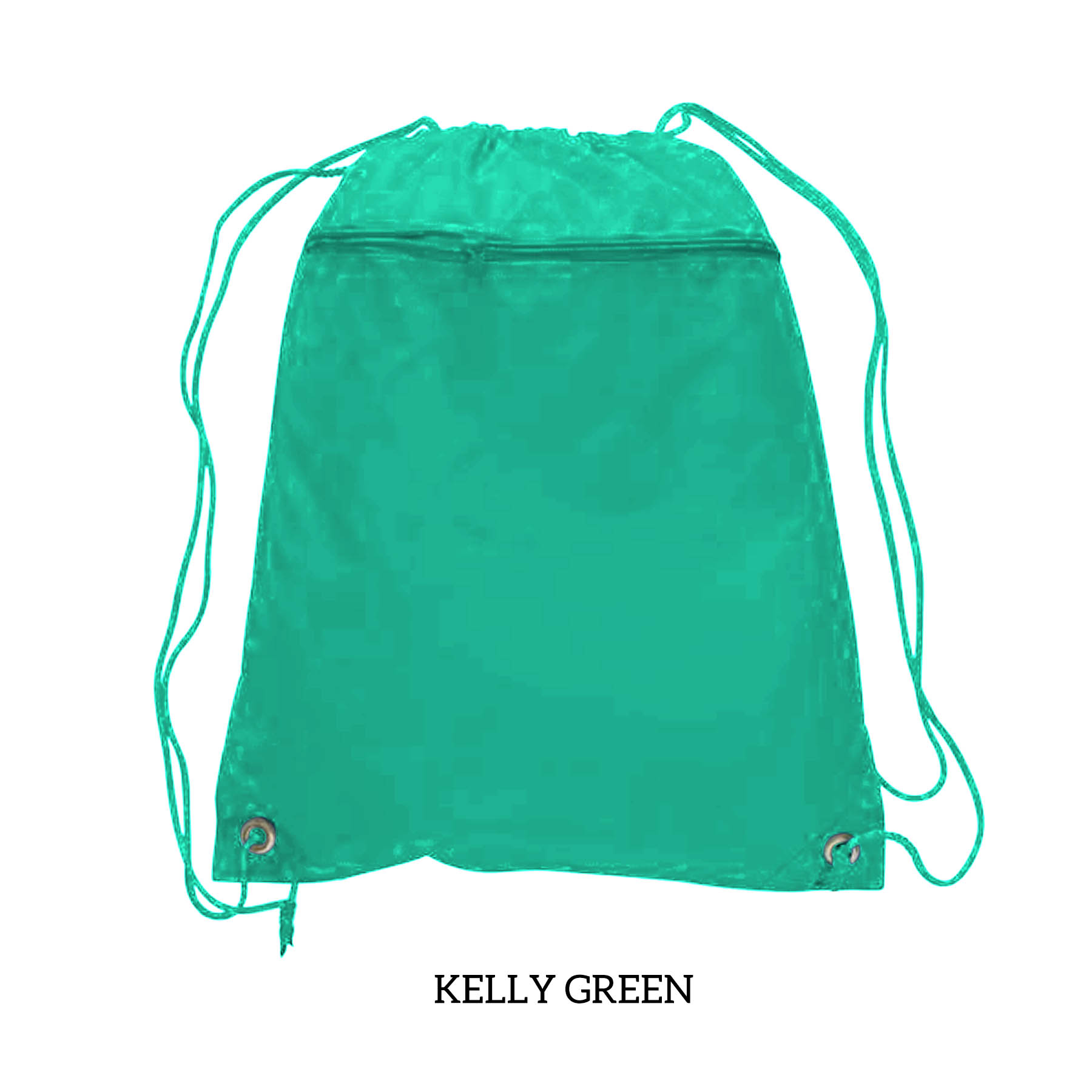 210D Polyester Drawstring Backpack w/PU Coating 14