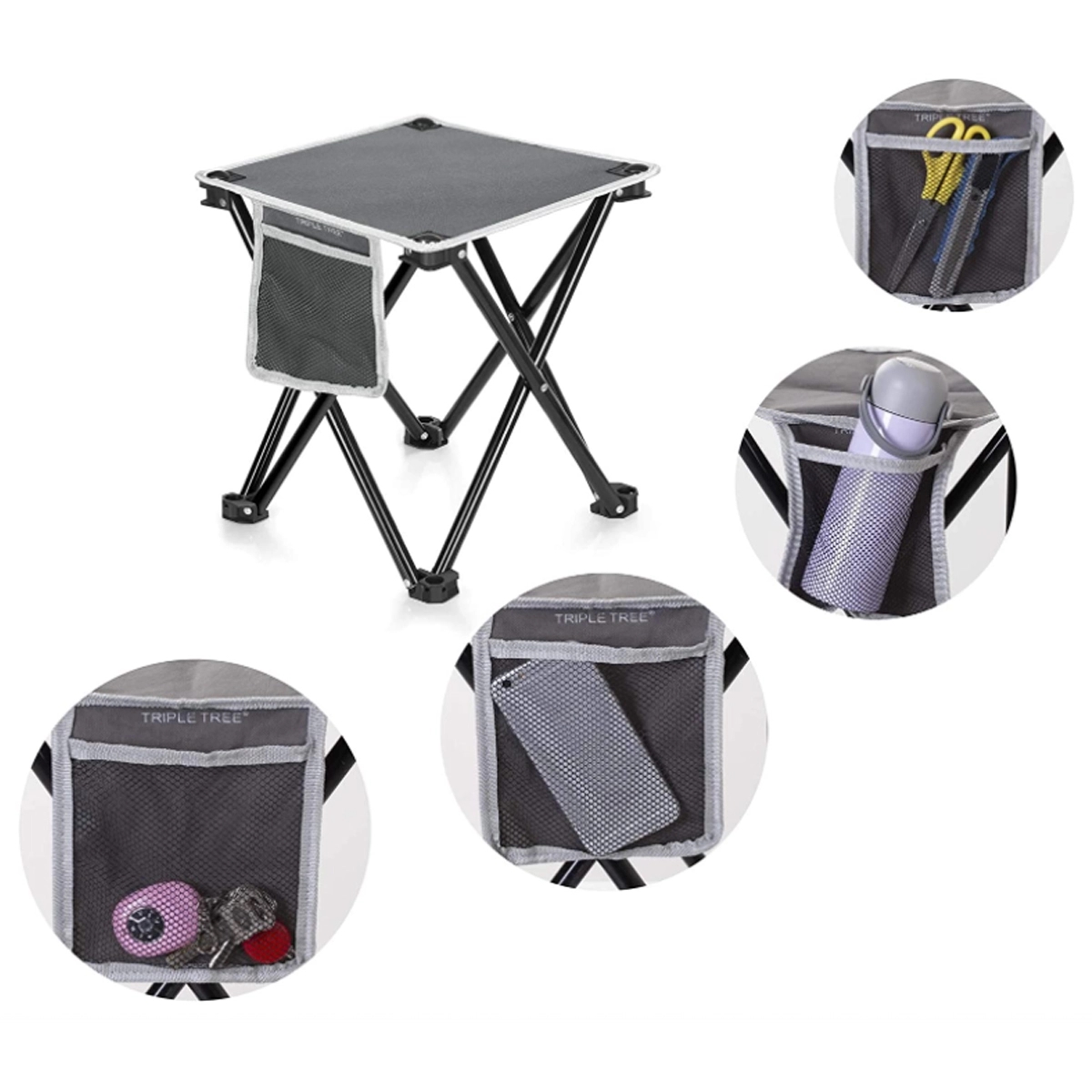 Custom Heavy Duty Outdoor Portable Folding Camping Stool 3