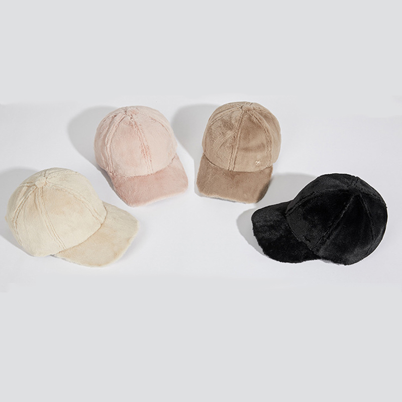 Winter Warm Plush Baseball Cap 6