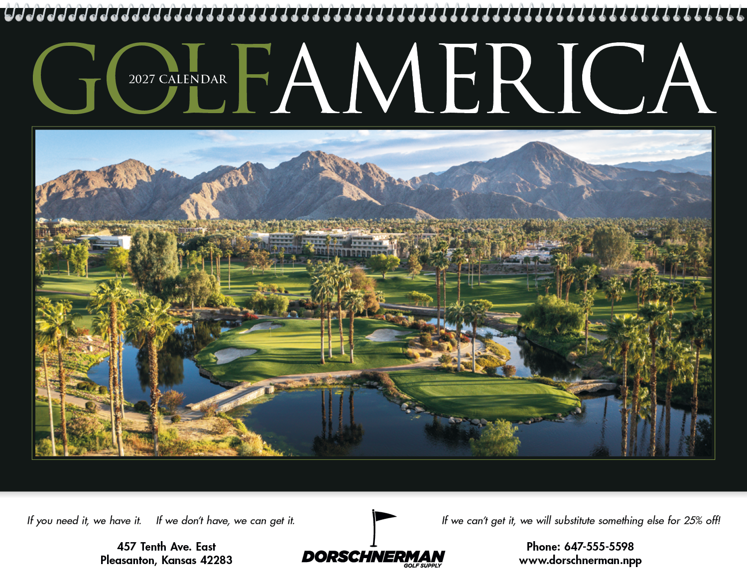 Triumph® Calendars Golf America Calendar 24
