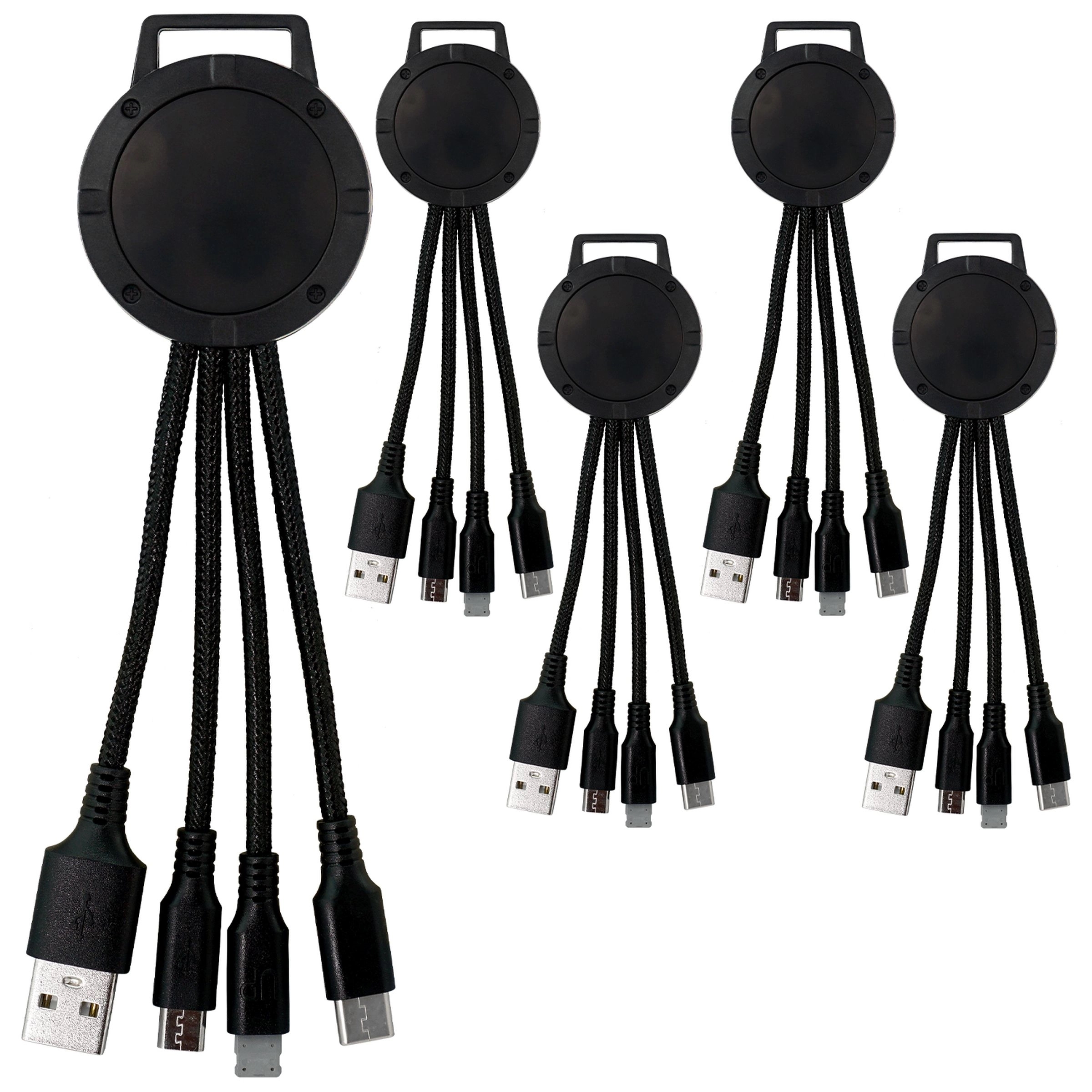 LIGHT UP COLOR TWO TONE 3-IN-1 CHARGING CABLE 7