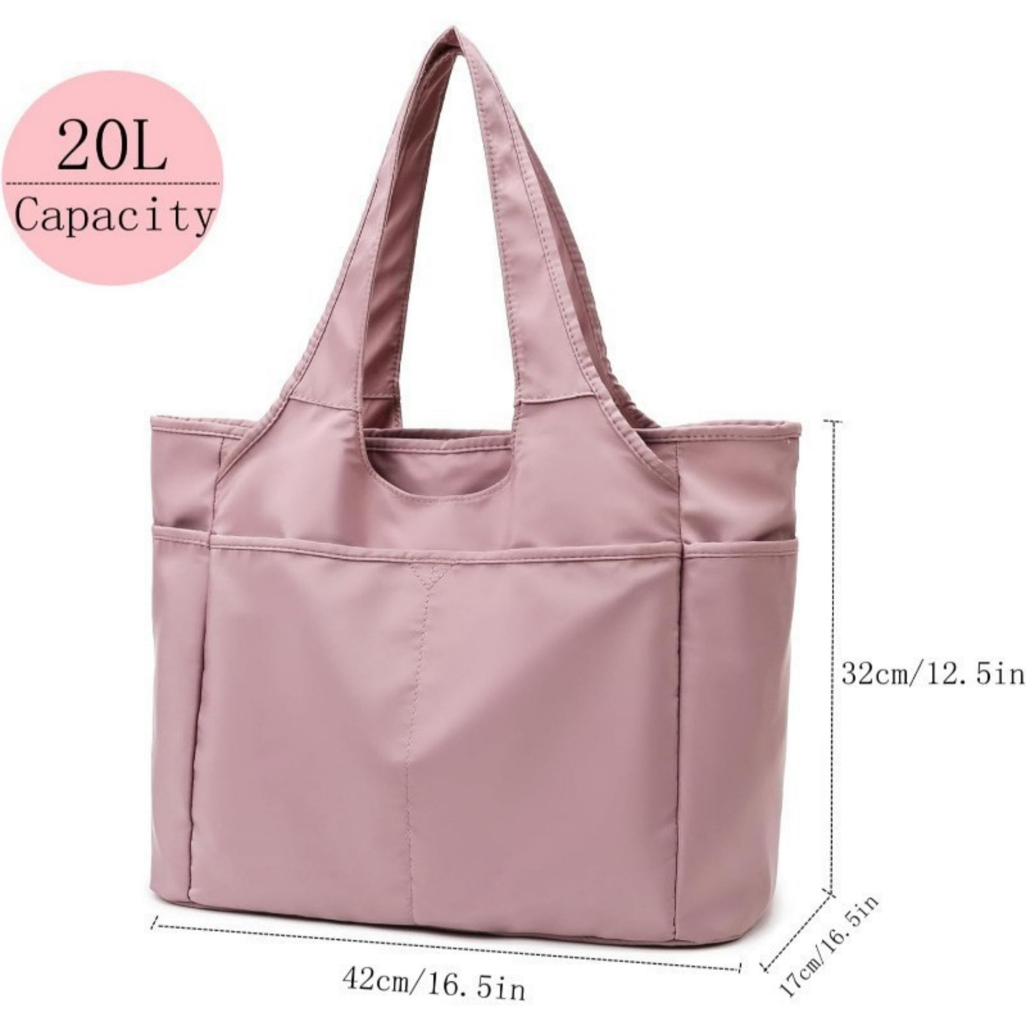 Multi-Pocket Weekender Tote Bag 3