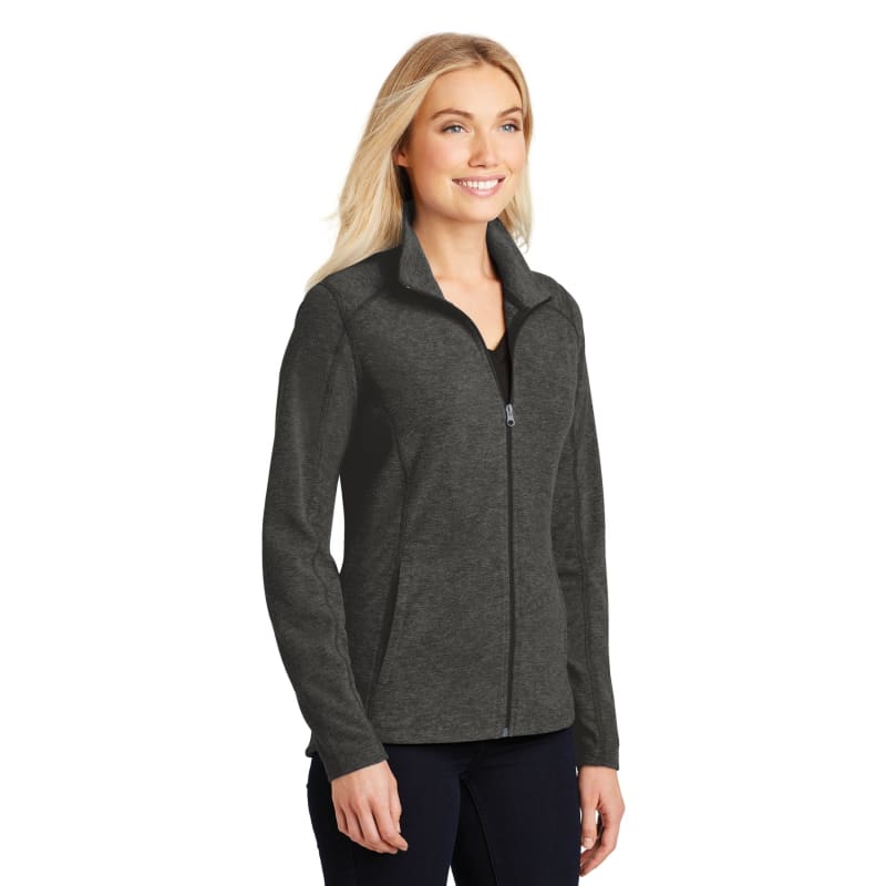 Port Authority Women's Heather Microfleece Full-Zip Jacket. 12