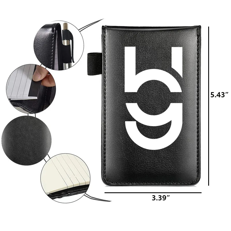 Mini Pocket Notepad With Pen Holder 3