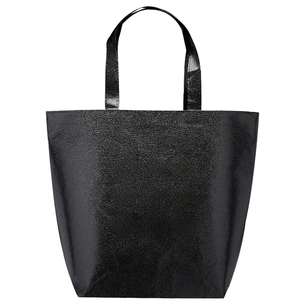 Luxurious Metallic Non-woven Shopping Tote Bag (15.5" x 13.5")