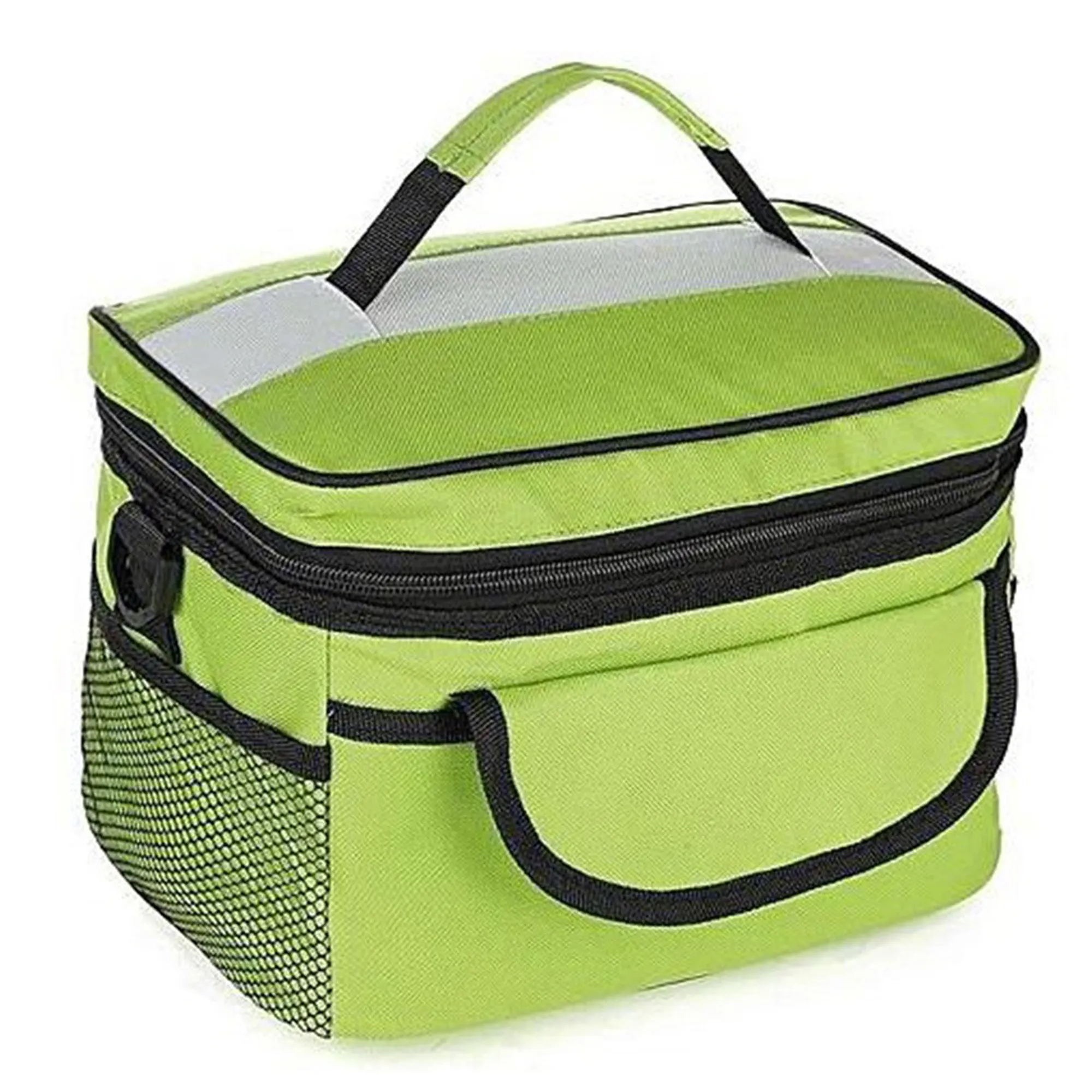 PEVA Insulated Cooler Lunch Bag w/ Strap 5