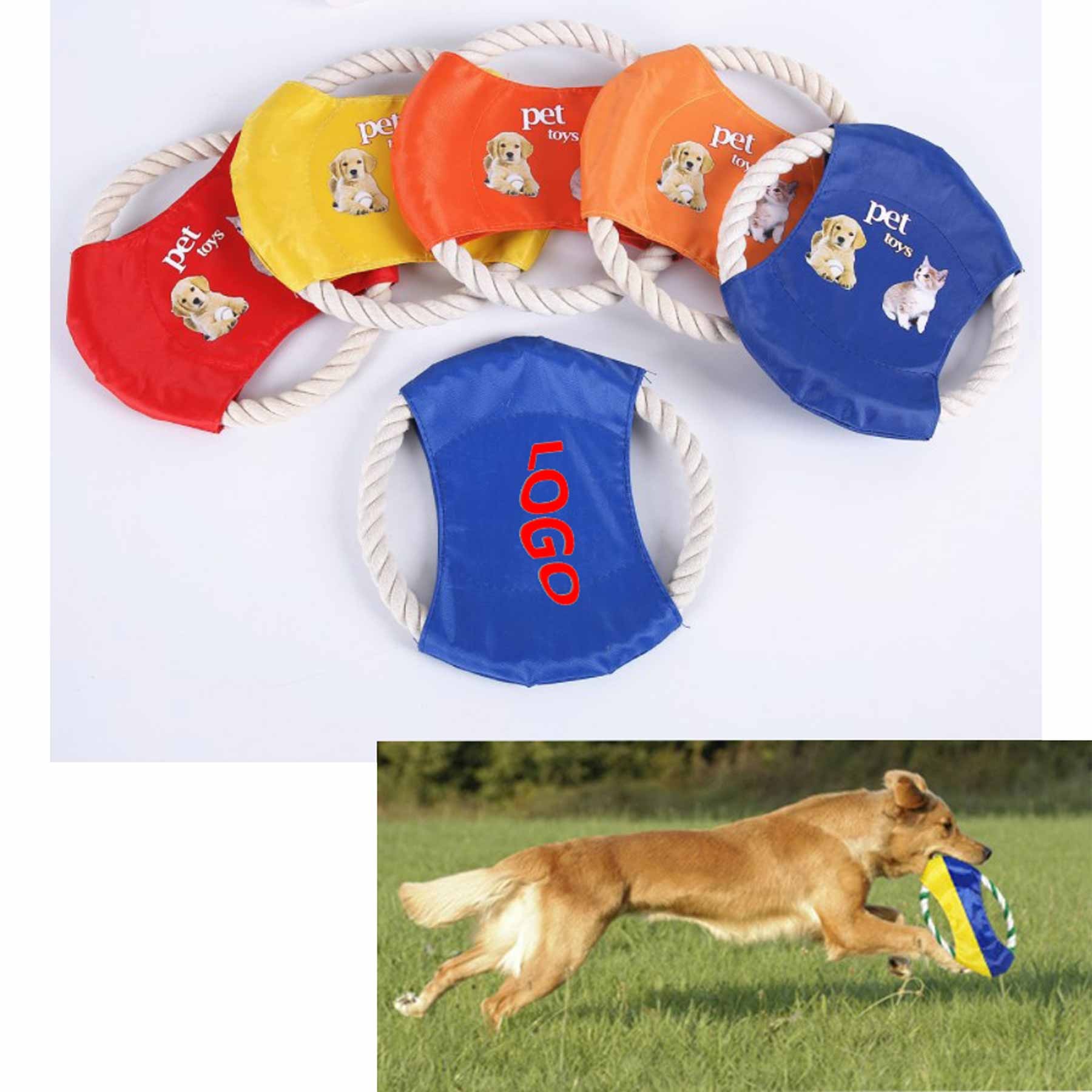 Dog Flying Disc Cotton Rope 2