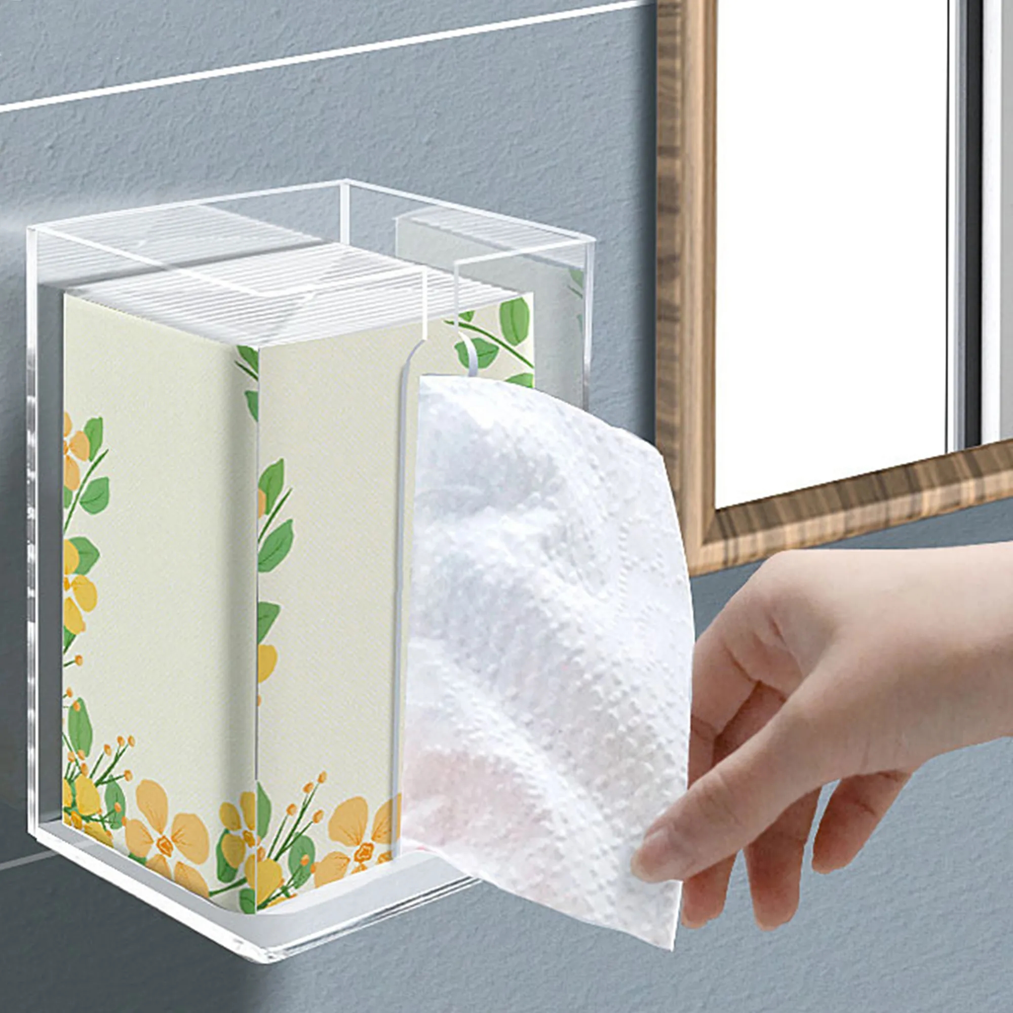 Wall-Mounted Tissue Box 3