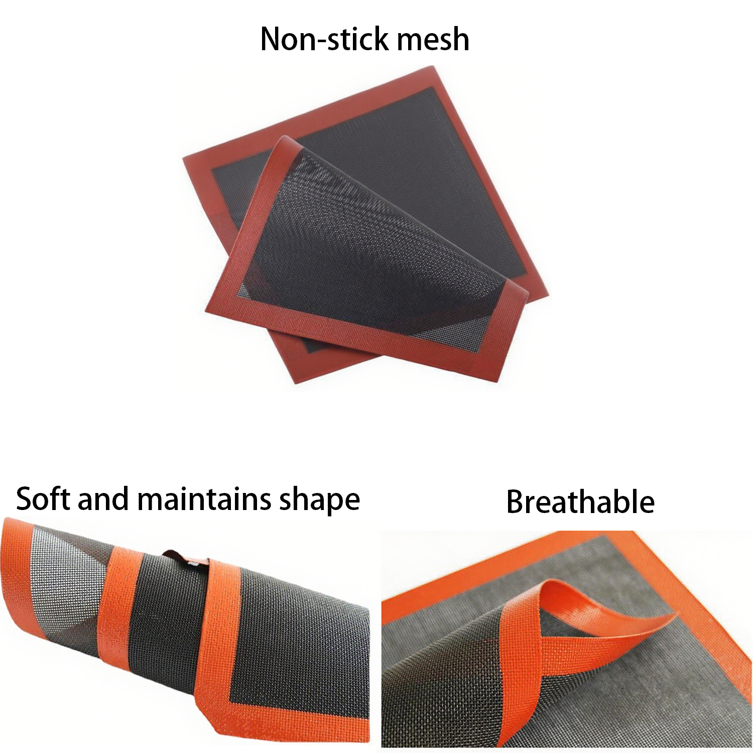 Silicone Mesh Breathable Baking Mat 9