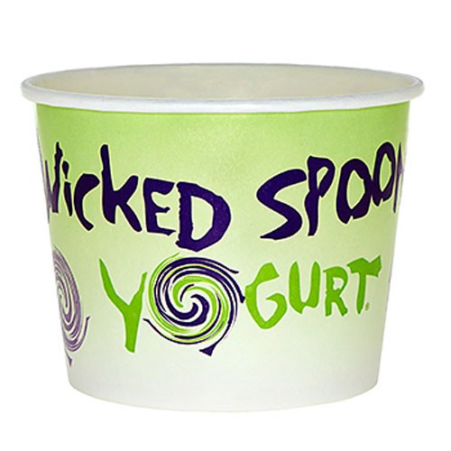 12 oz. Paper Dessert/Food Cup - Flexographic printed 2
