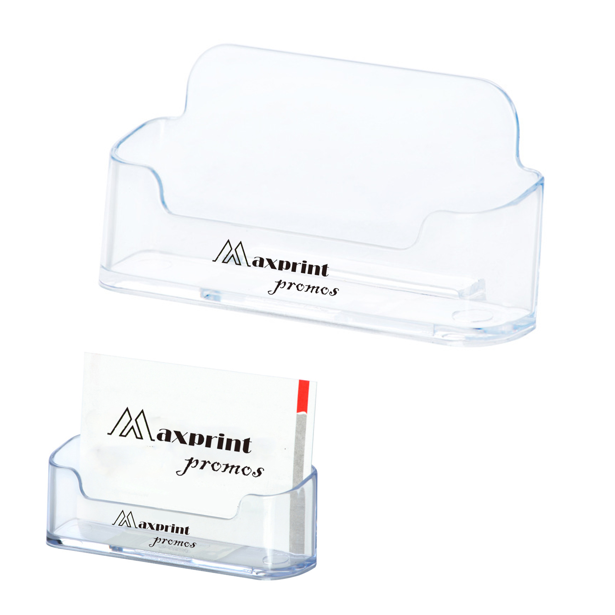 Clear Plastic Business Card Holder 1