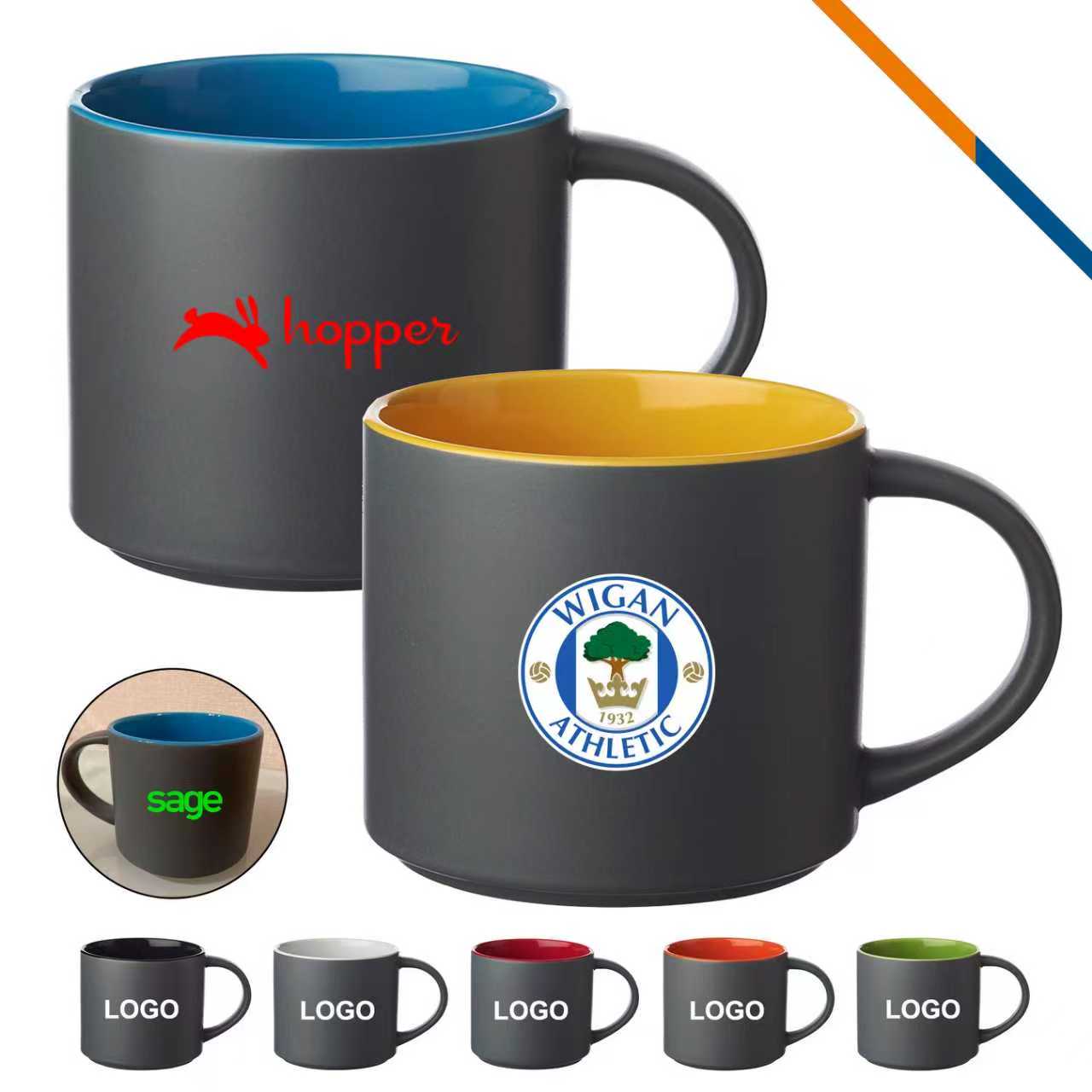 Tess Stackable Ceramic Mug - 16 OZ. 4