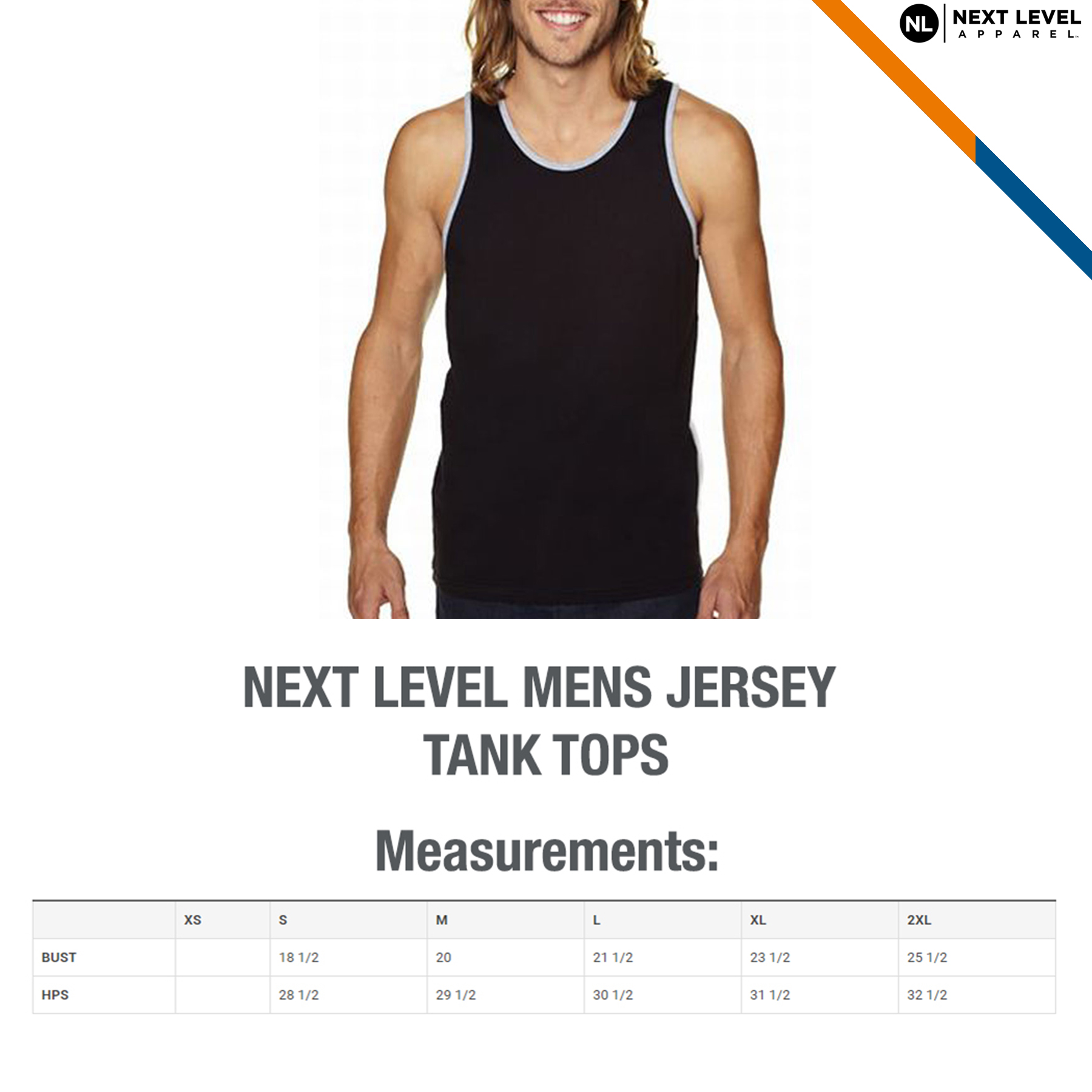 Next Level® Men's Jersey Tank Tops 3