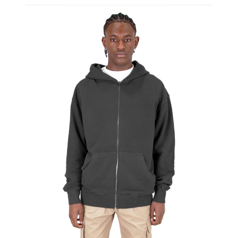 Shaka Wear Men's Garment Dye Double-Zip Hooded Sweatshirt, custom hoodie or sweatshirt with logo imprint 7