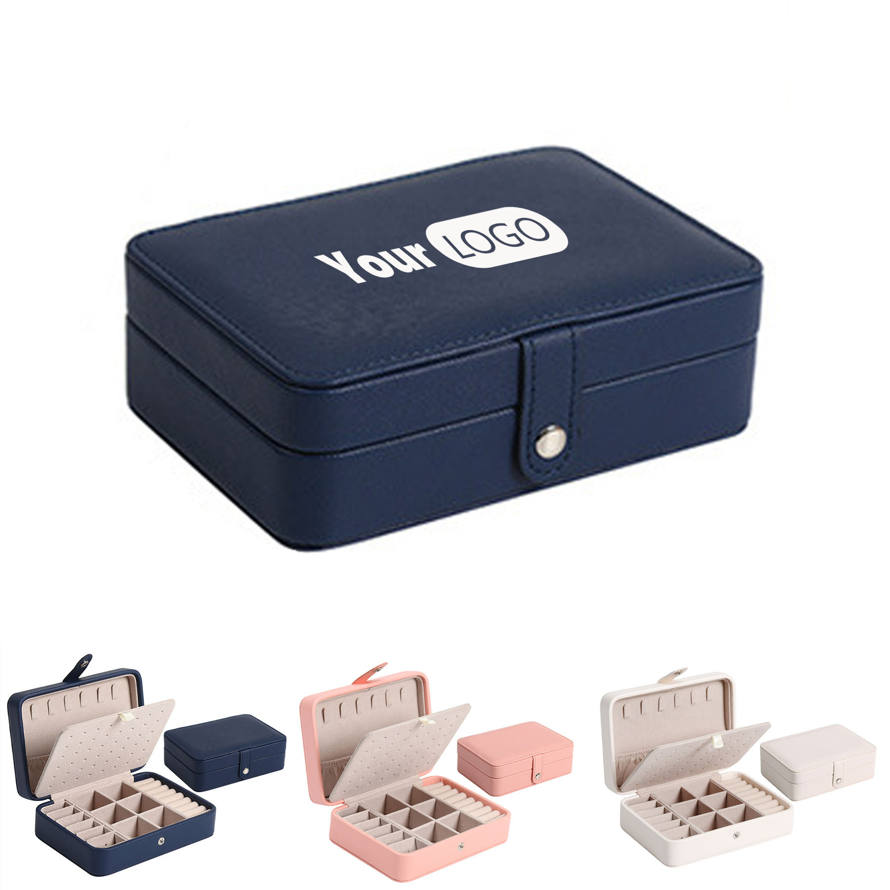 Double-Layer Minimalist Jewelry Box 1