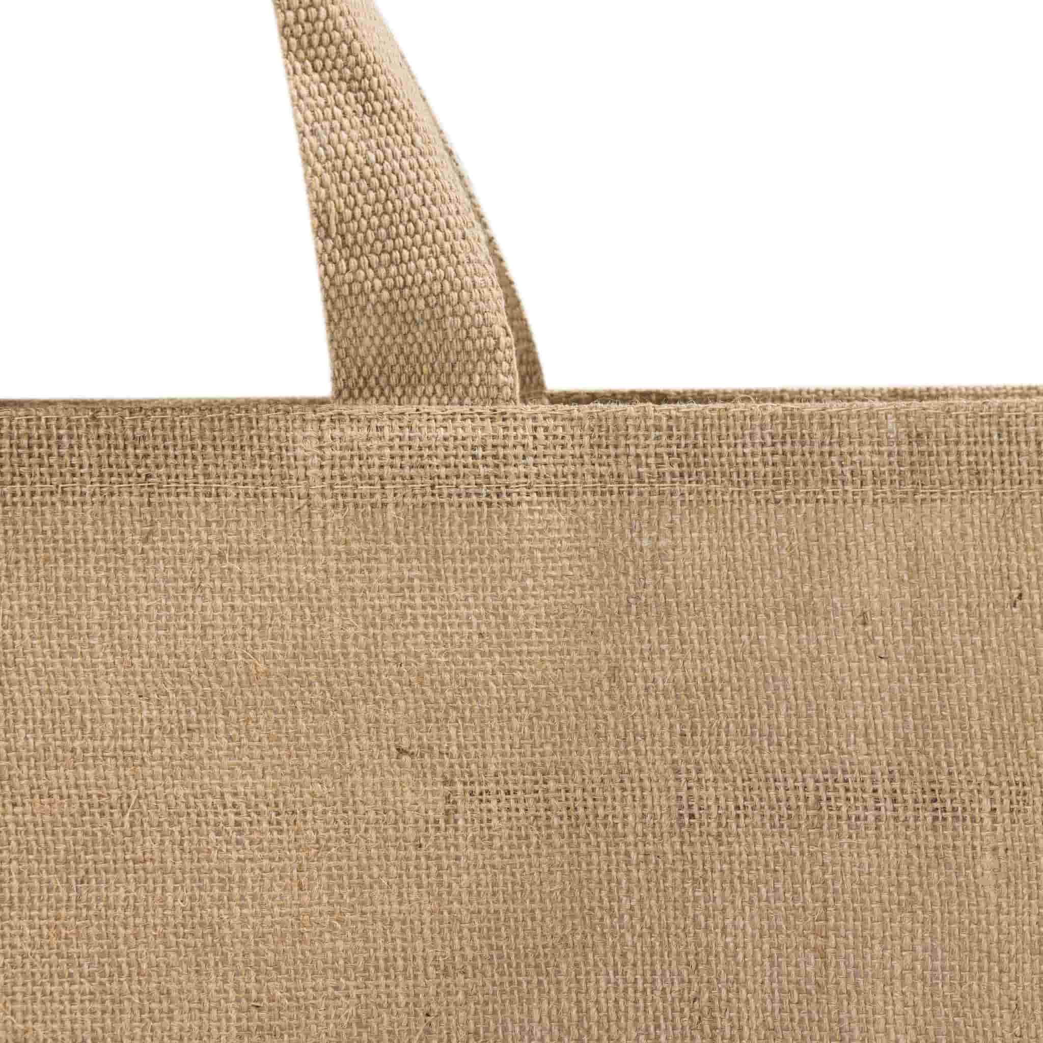 Carry All Jute Tote Bag, custom tote bag with logo imprint 8