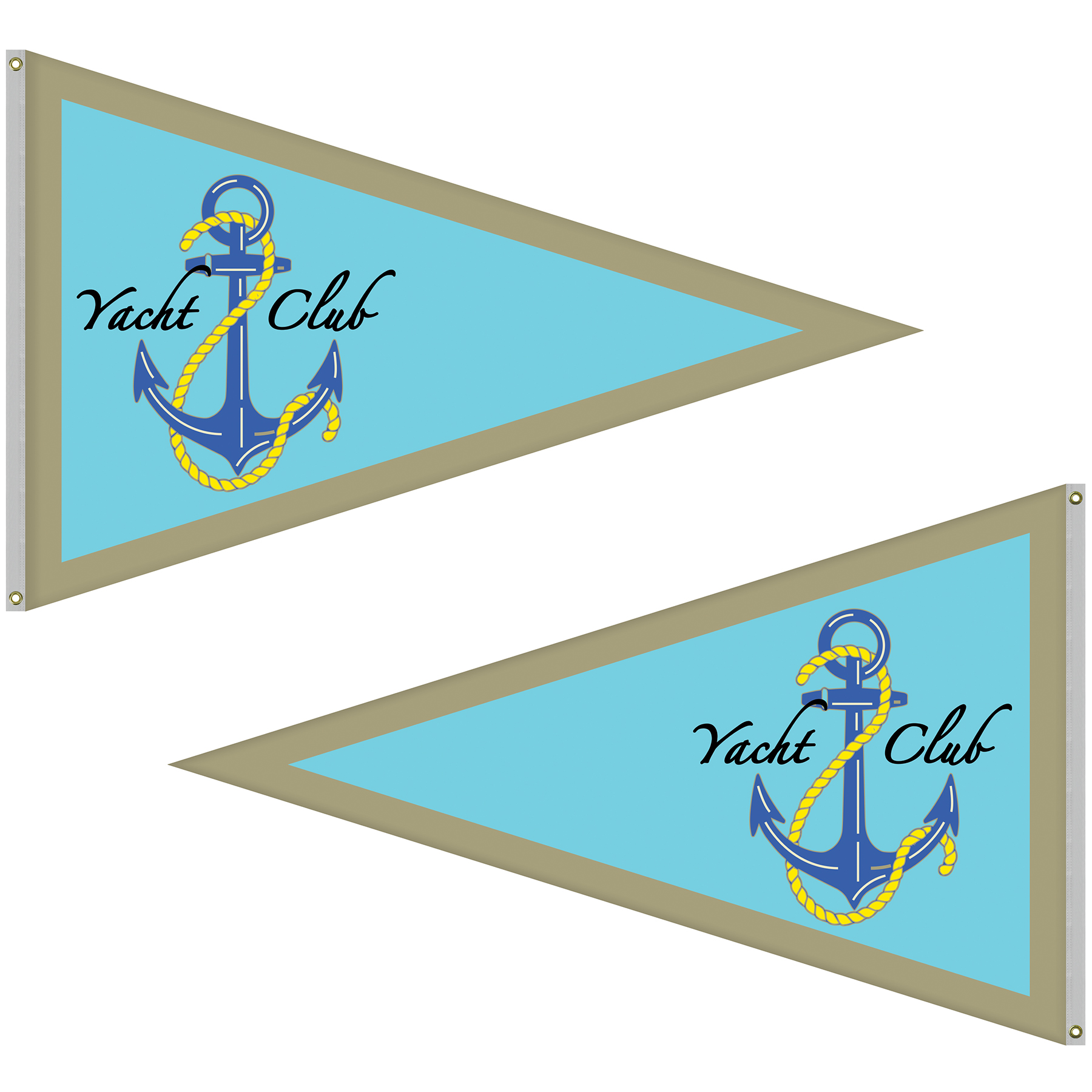 5' x 8' Double Sided Knit Polyester Pennant 6
