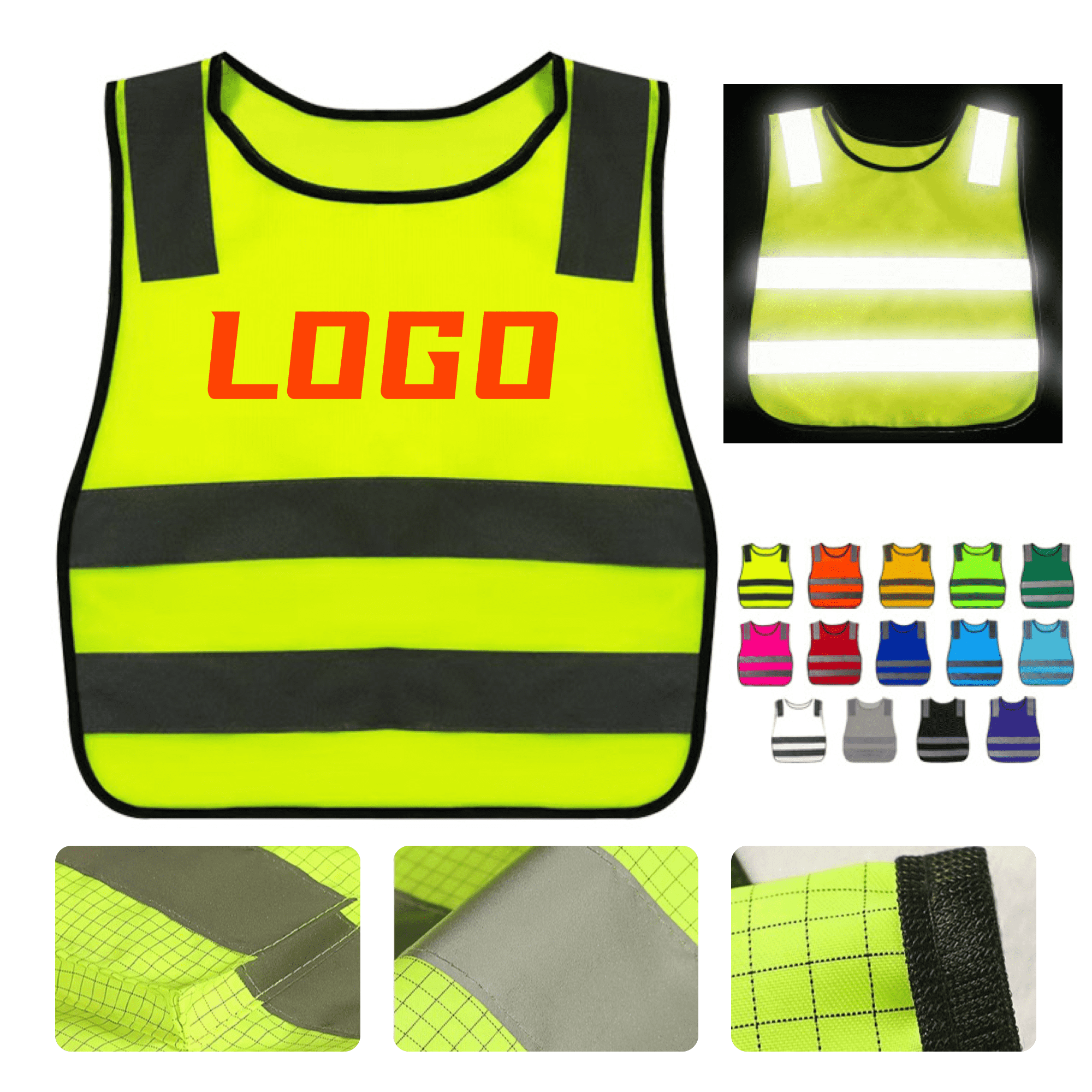 High Visibility Reflective Safety Children Vest 4