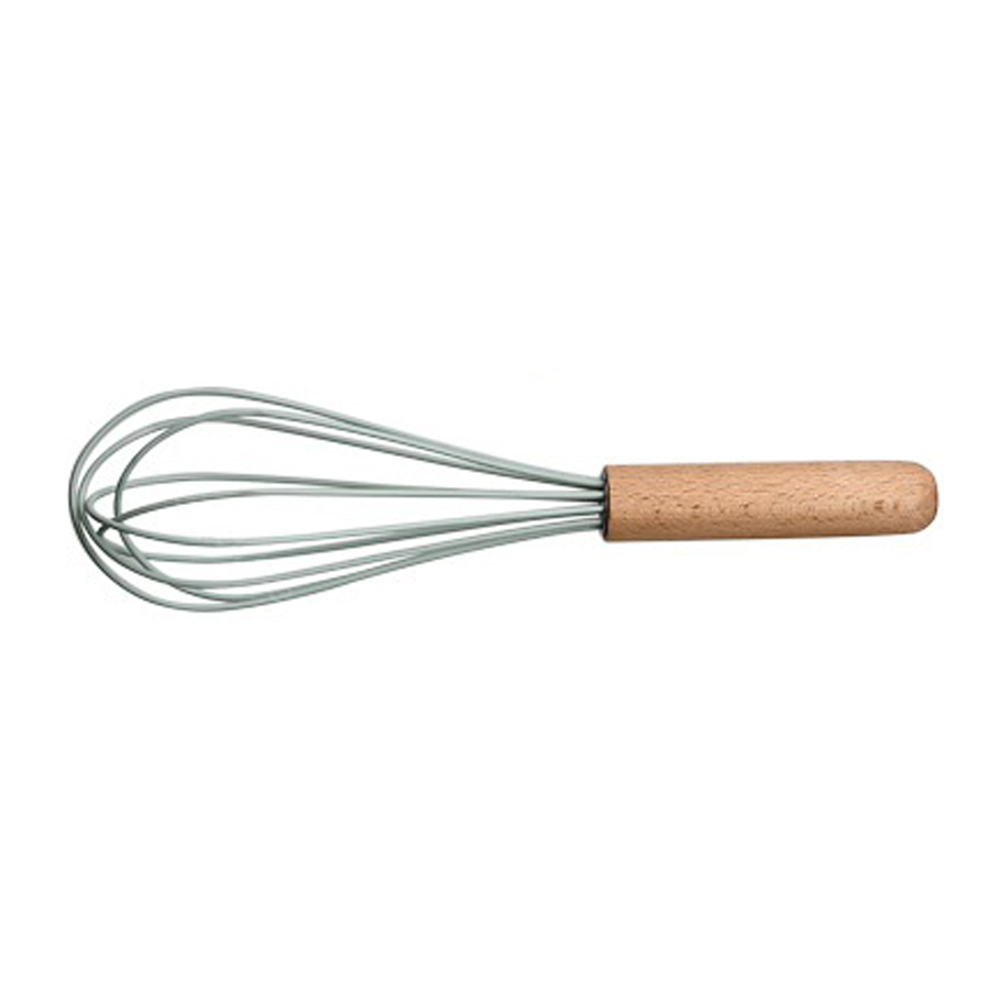 Silicone Whisk with Wooden Handle, Optional Cooking Utensil Set 7
