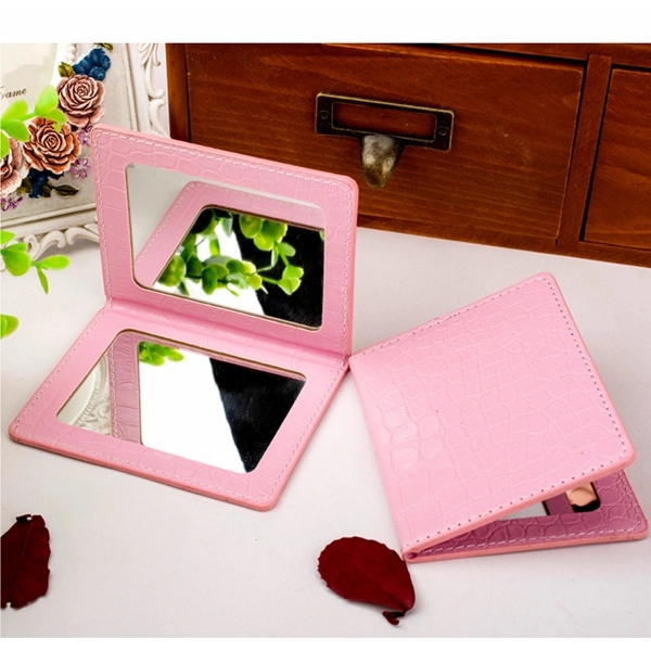 Foldable Mini Pu Leather Pocket Mirrors 3