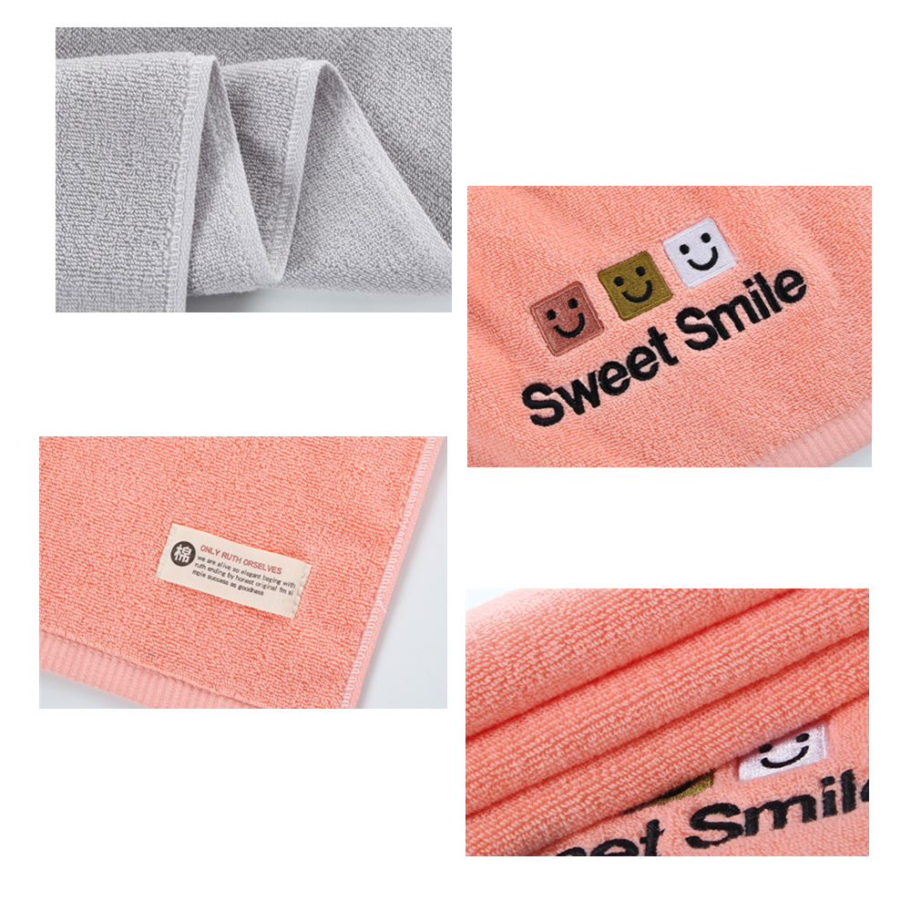 Embroidery Terry Velour Hand Towel 2